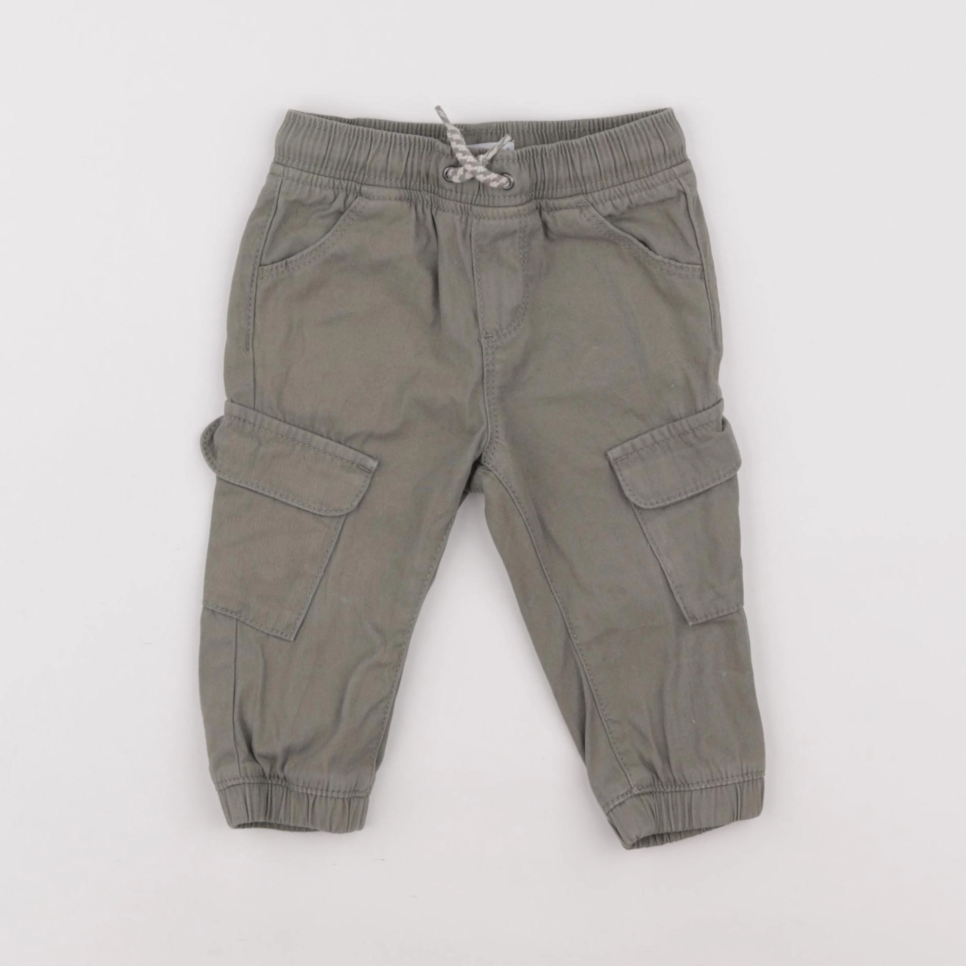 Vertbaudet - pantalon vert - 9 mois