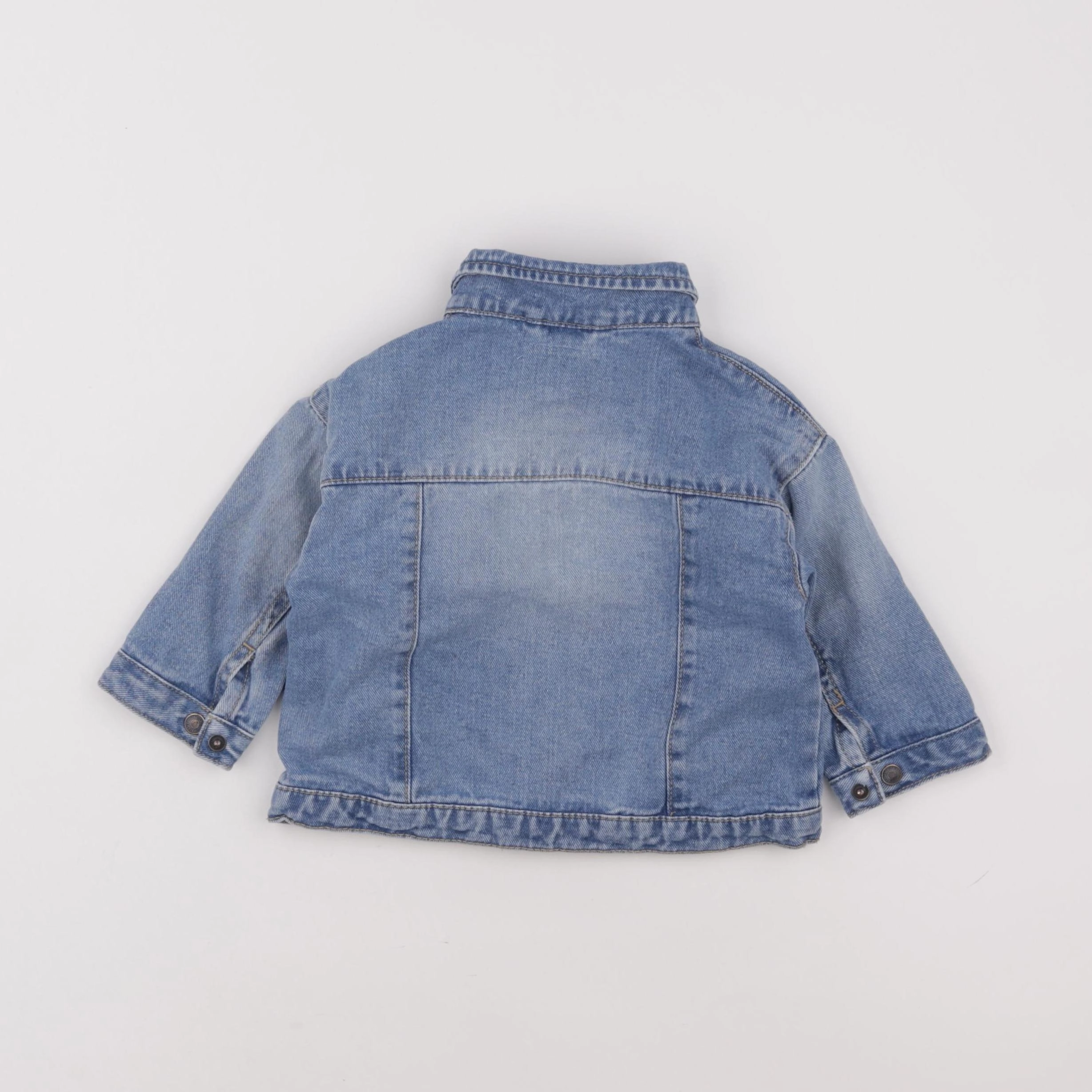 Vertbaudet - veste bleu - 12 mois