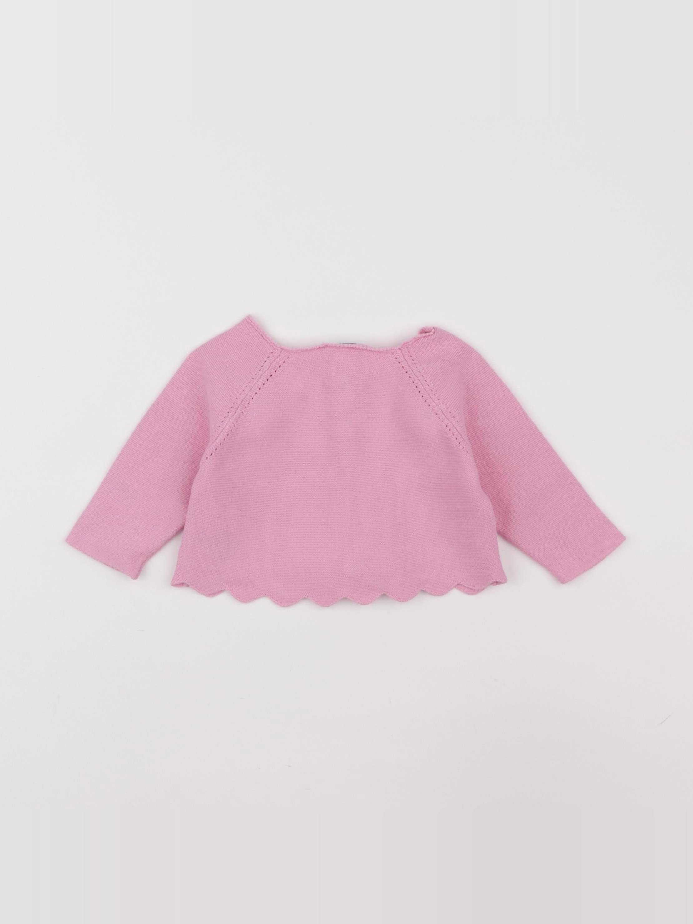 Jacadi - gilet rose - 6 mois