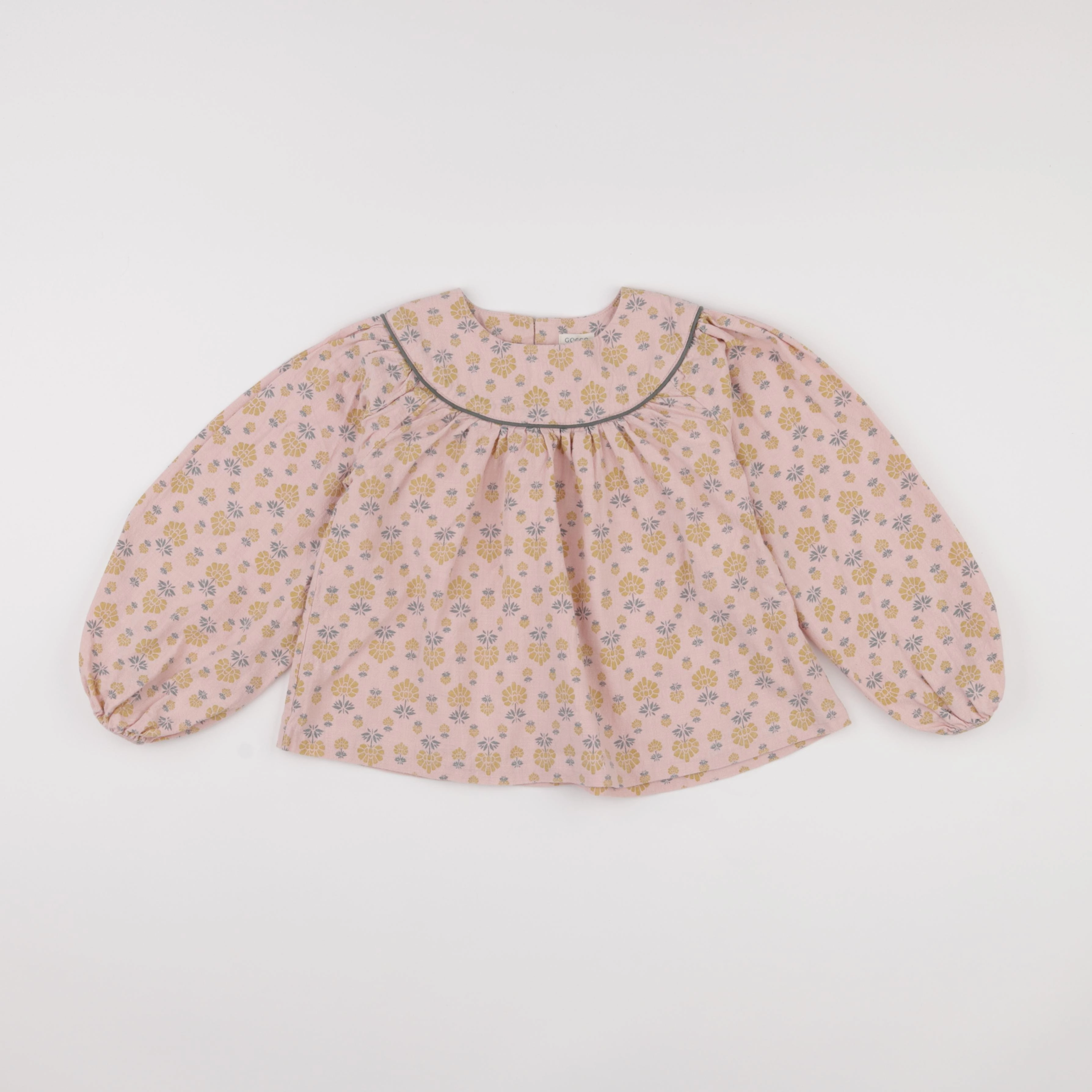 Gocco - blouse rose, jaune - 7/8 ans