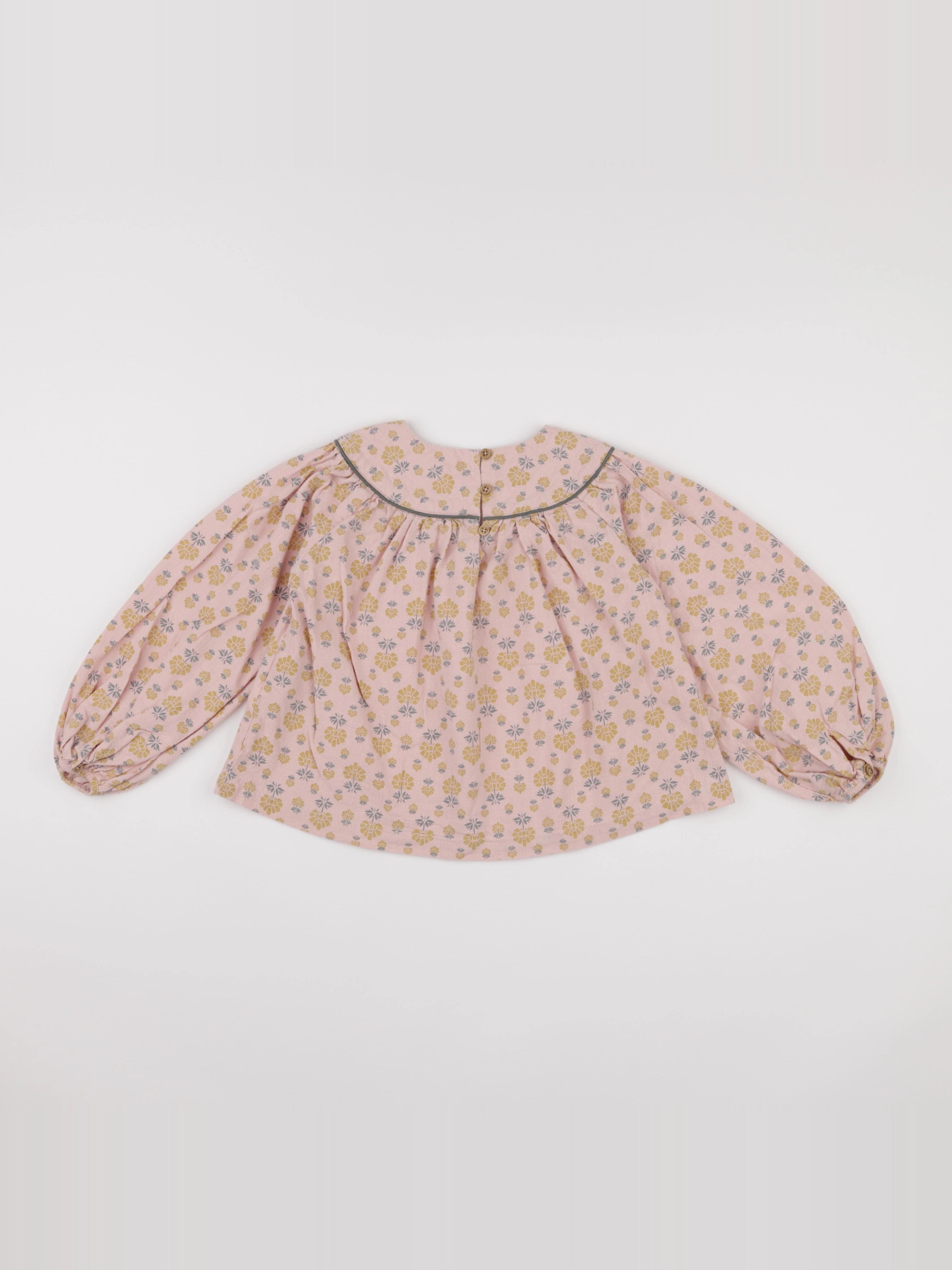Gocco - blouse rose, jaune - 7/8 ans