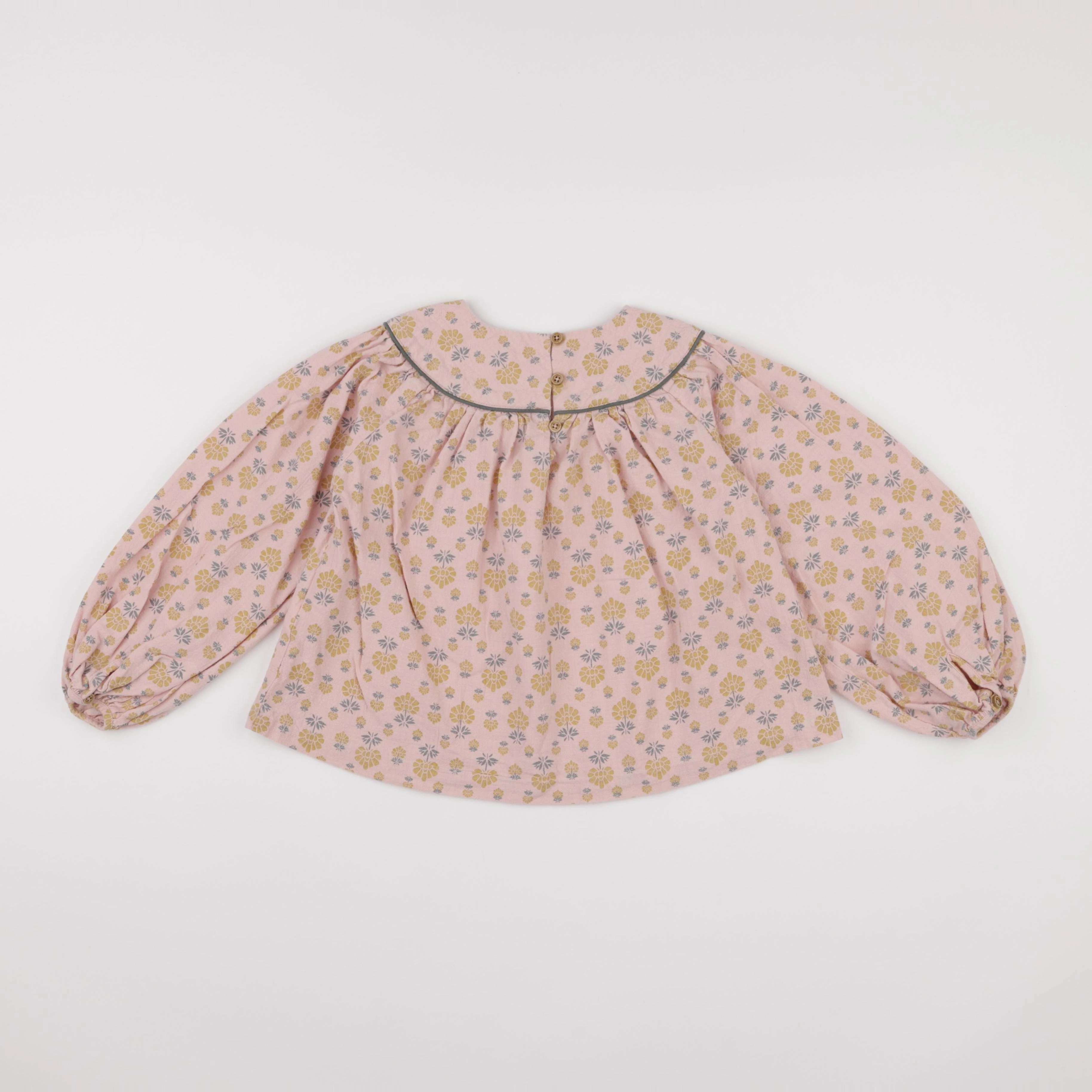 Gocco - blouse rose, jaune - 7/8 ans