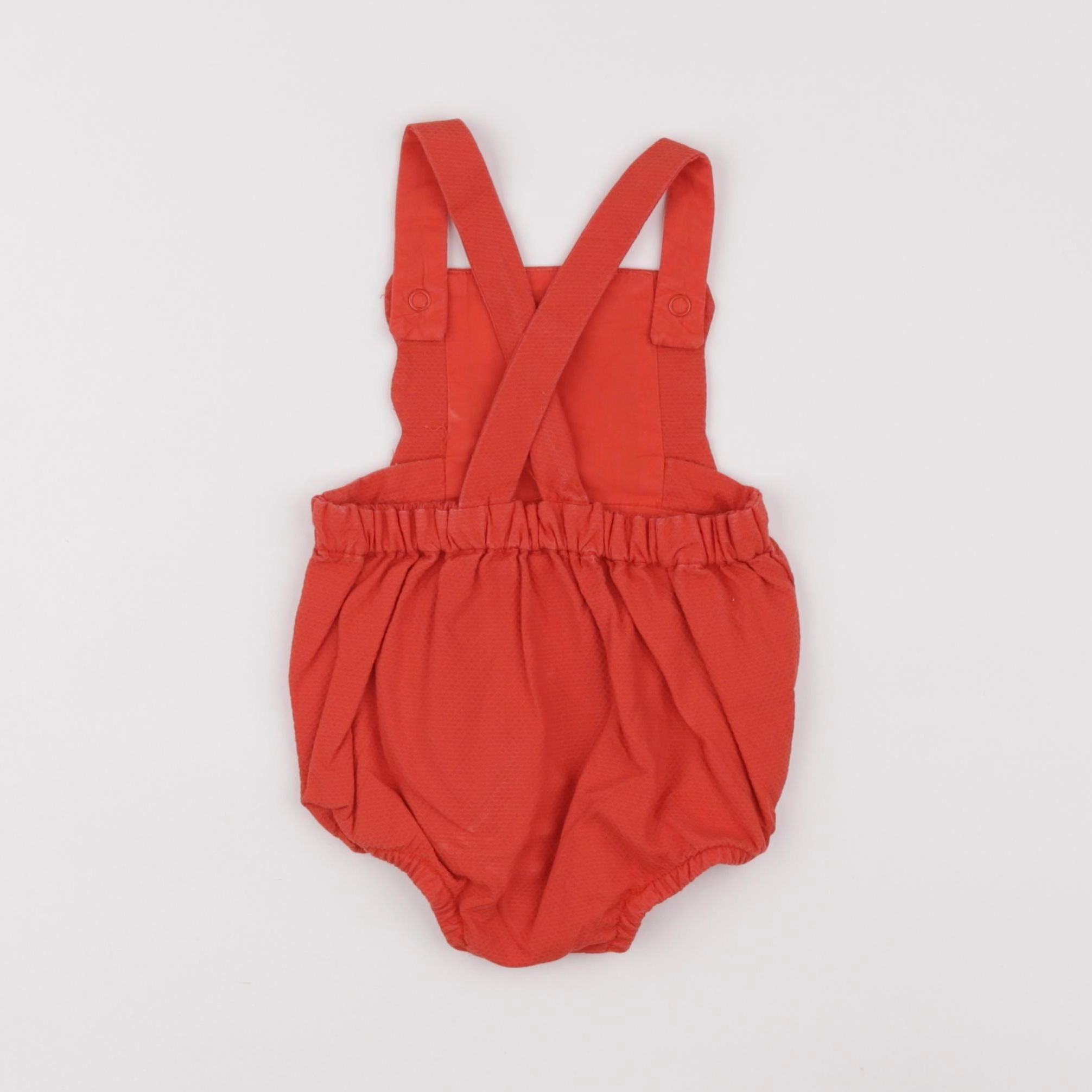 Jacadi - salopette rouge - 6 mois