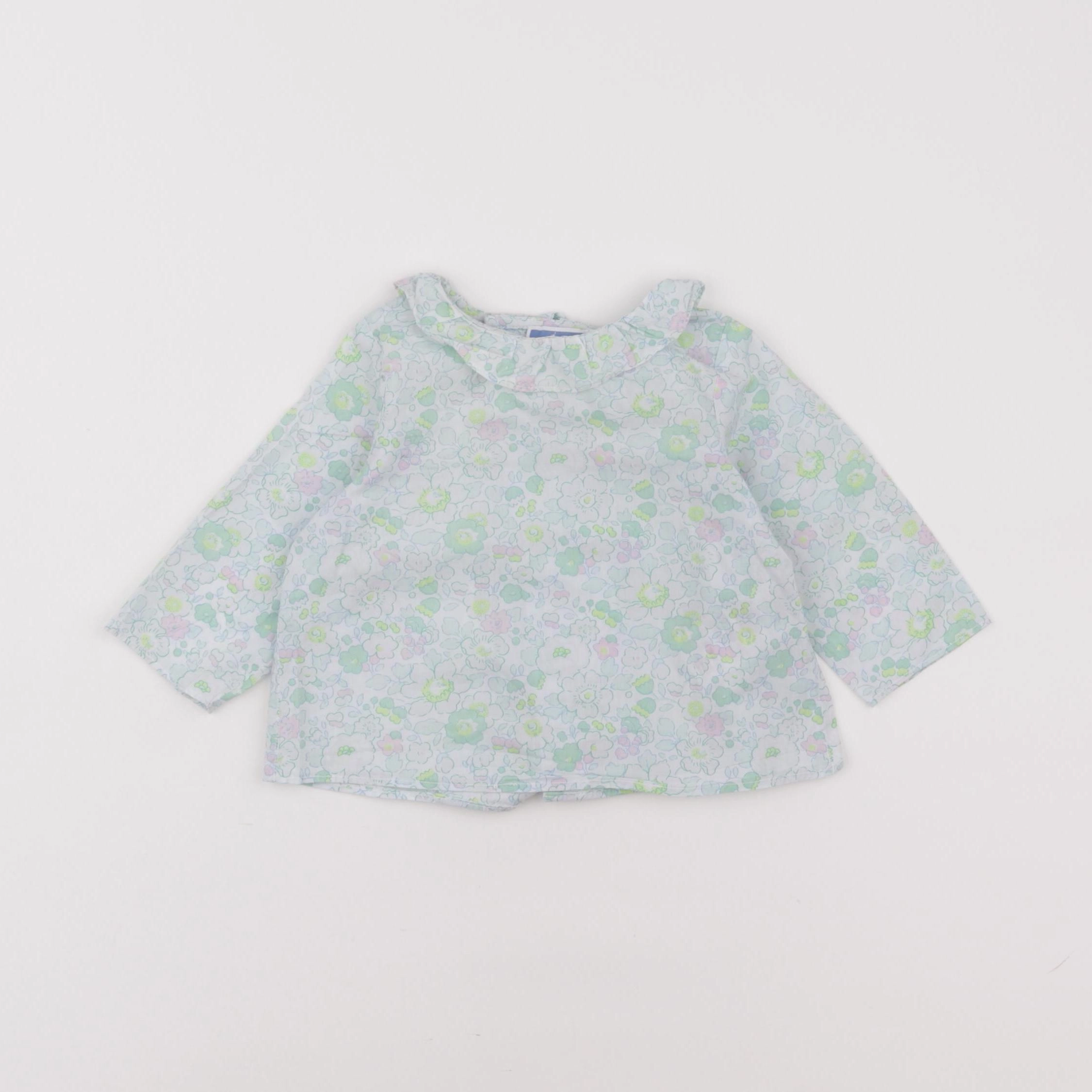 Jacadi - blouse liberty multicolore - 6 mois