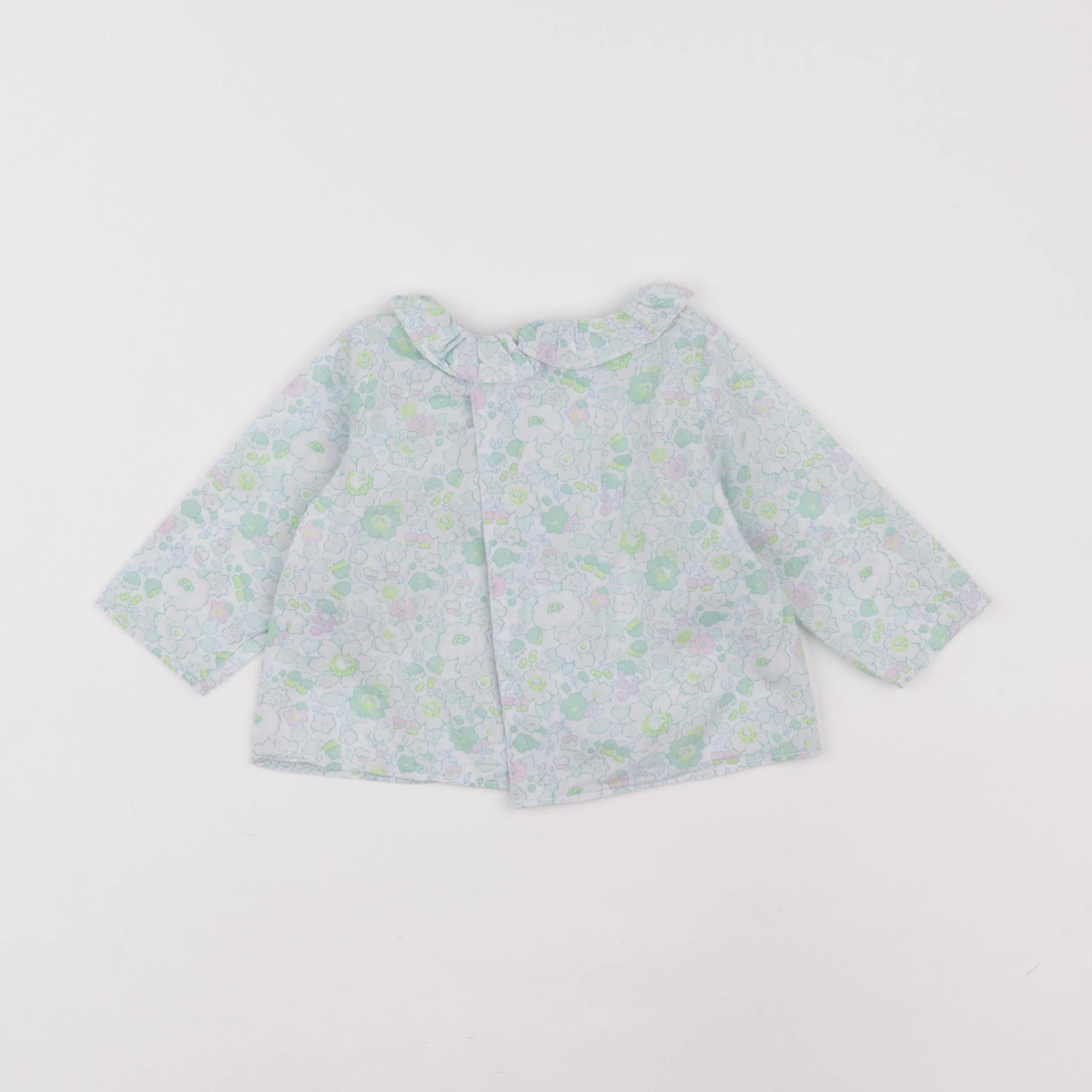 Jacadi - blouse liberty multicolore - 6 mois