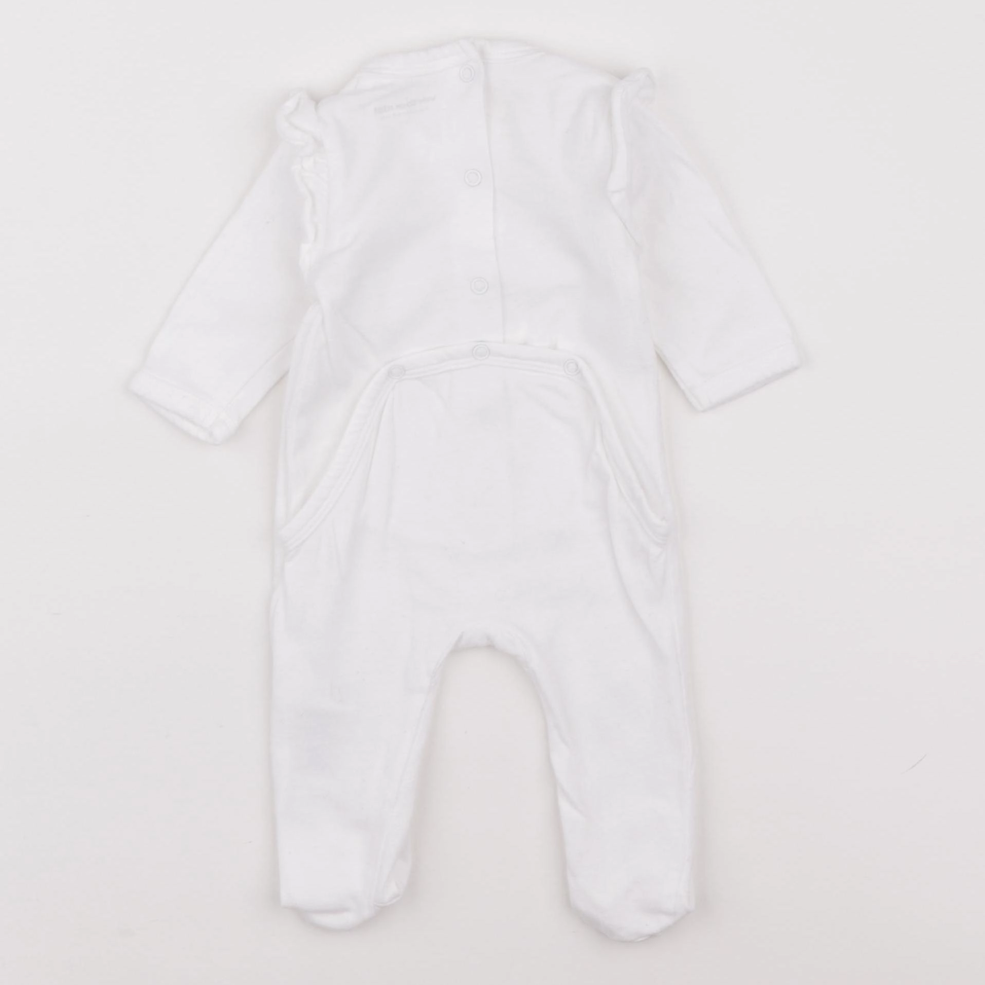 Vertbaudet - pyjama coton blanc - 1 mois