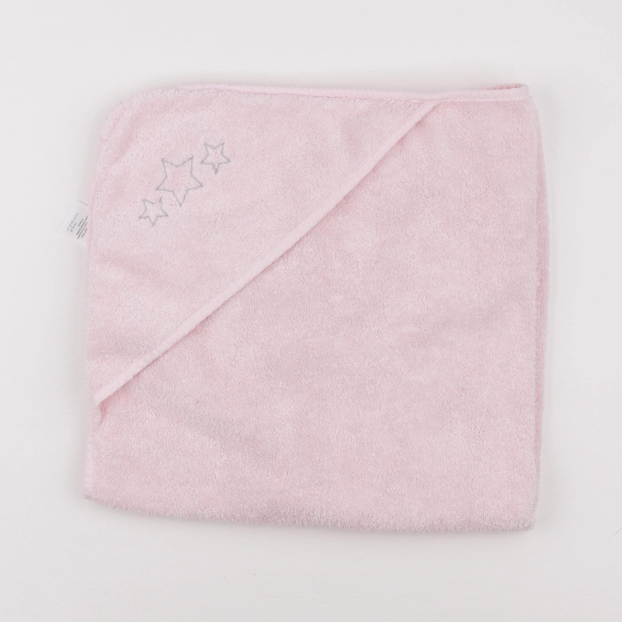 Vertbaudet - cape de bain rose - 6/18 mois