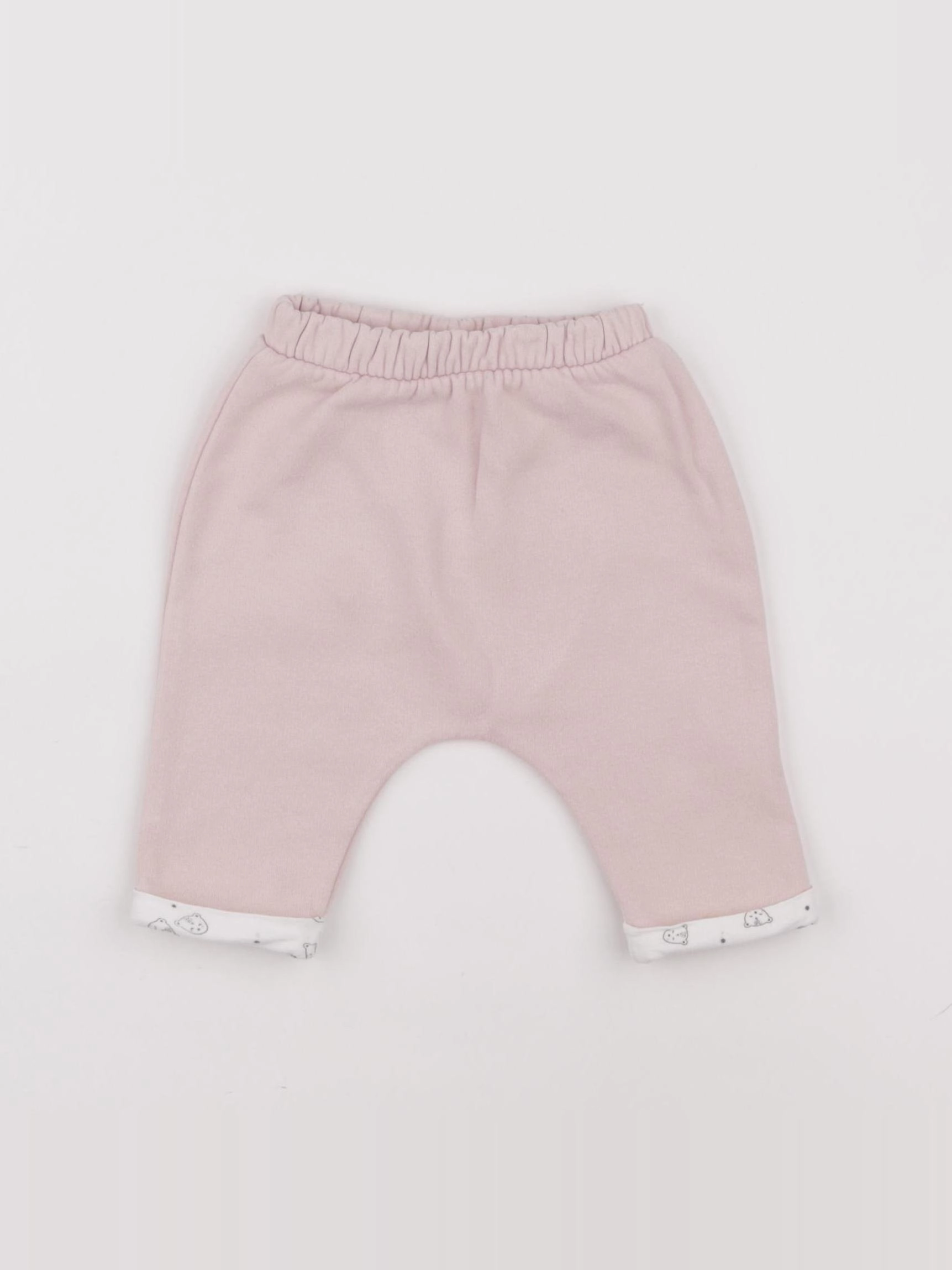 Vertbaudet - sarouel rose - 0/1 mois
