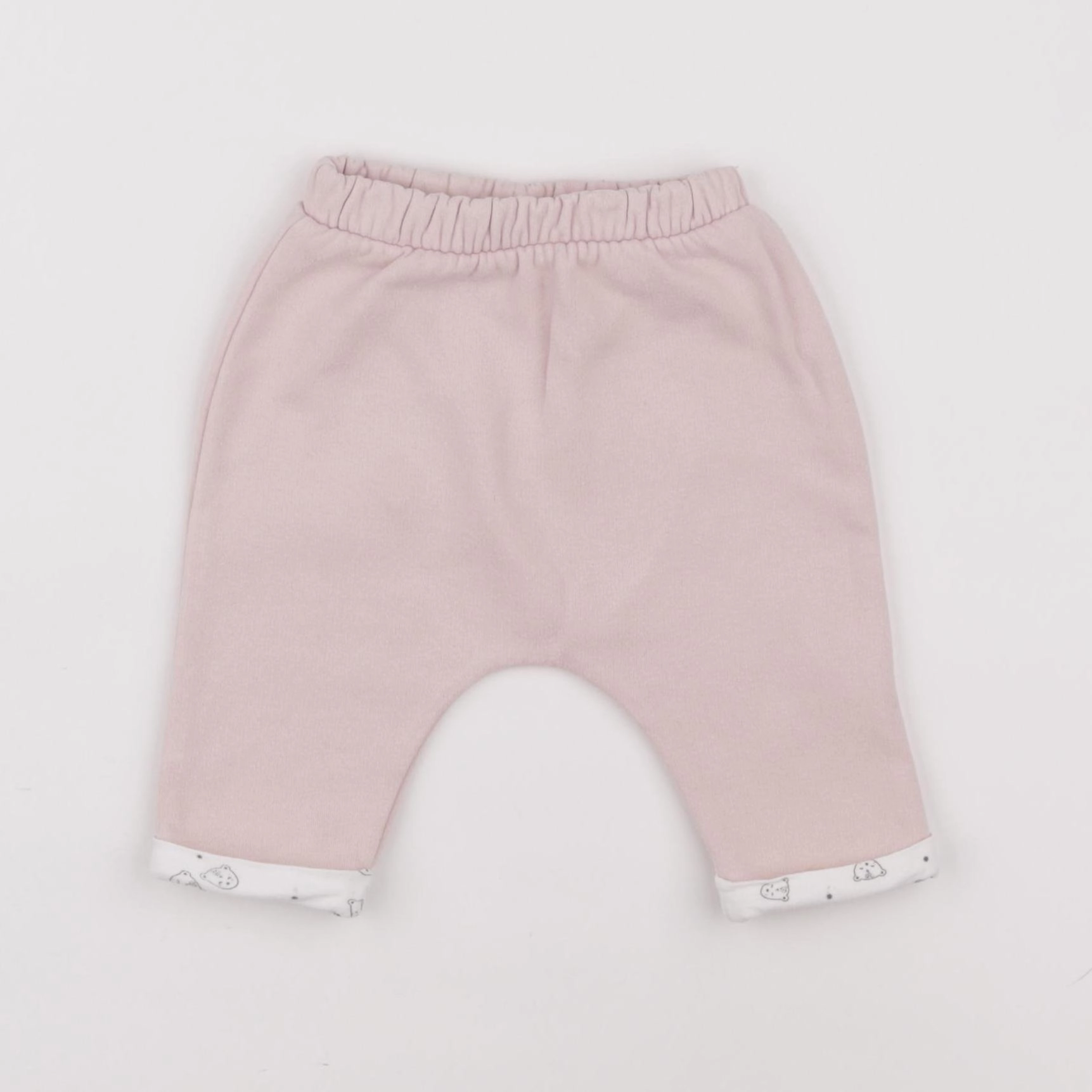 Vertbaudet - sarouel rose - 0/1 mois