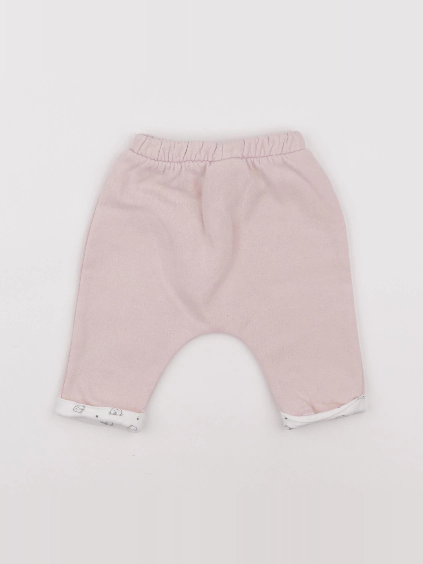 Vertbaudet - sarouel rose - 0/1 mois