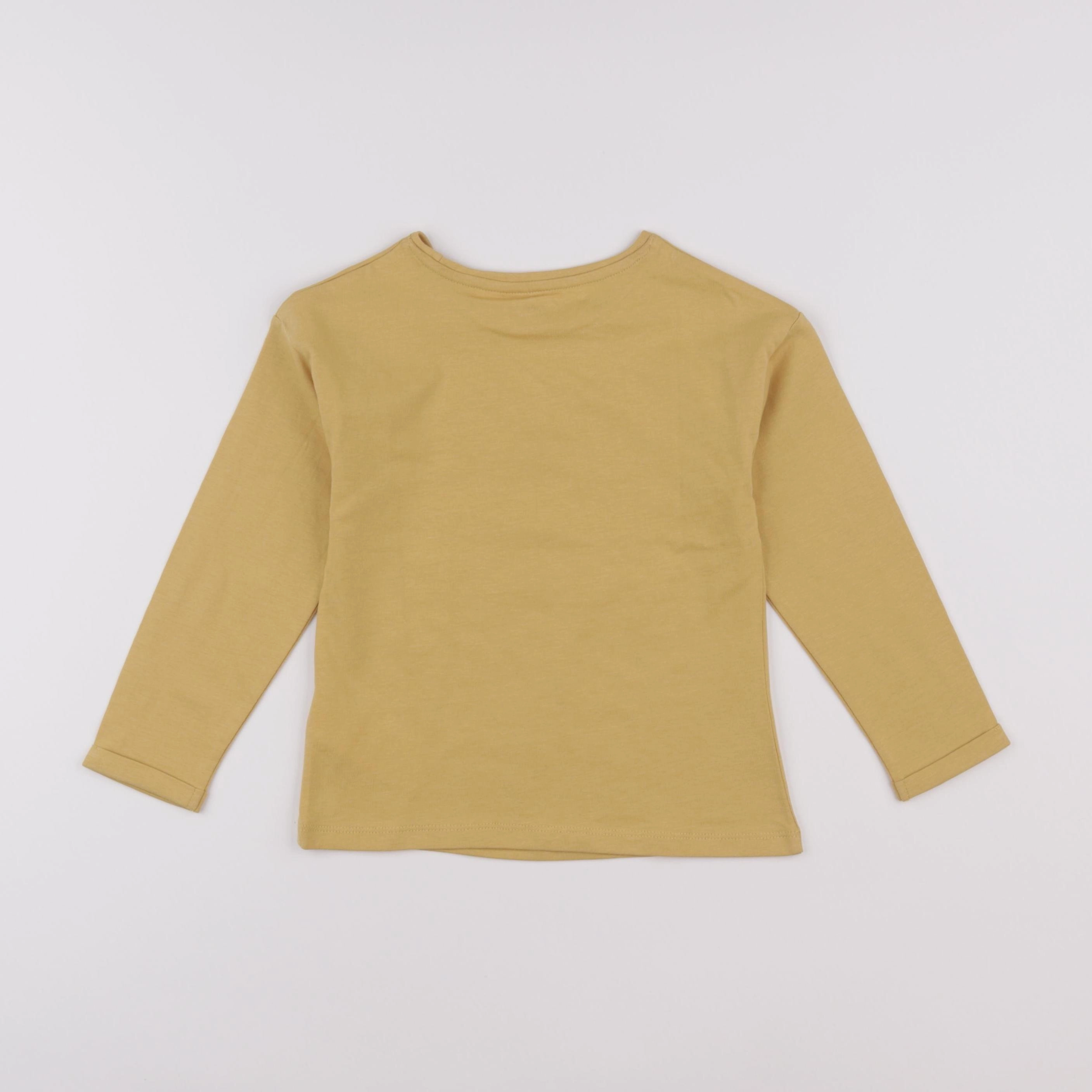 Vertbaudet - tee-shirt jaune - 6 ans