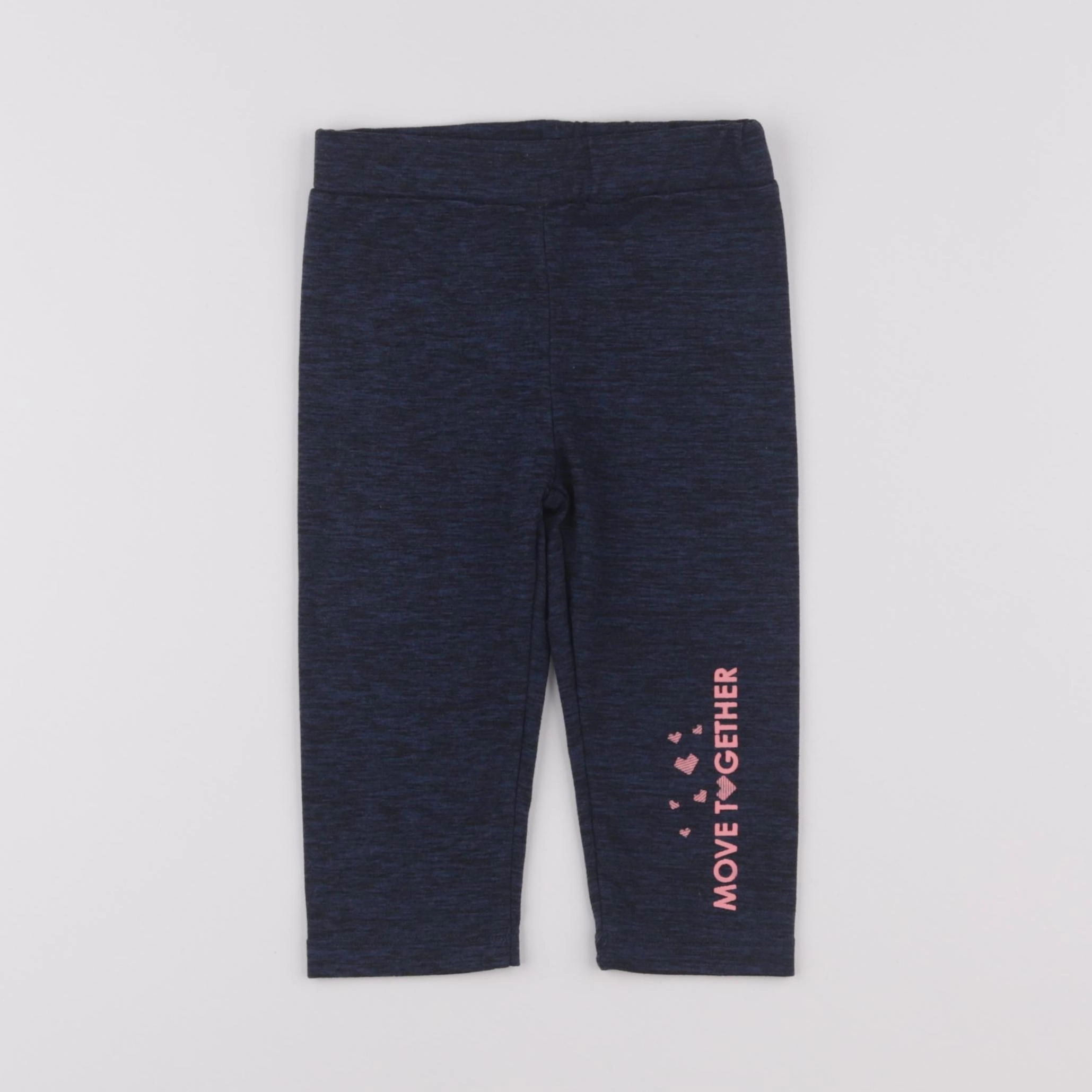 Vertbaudet - legging court bleu - 4 ans