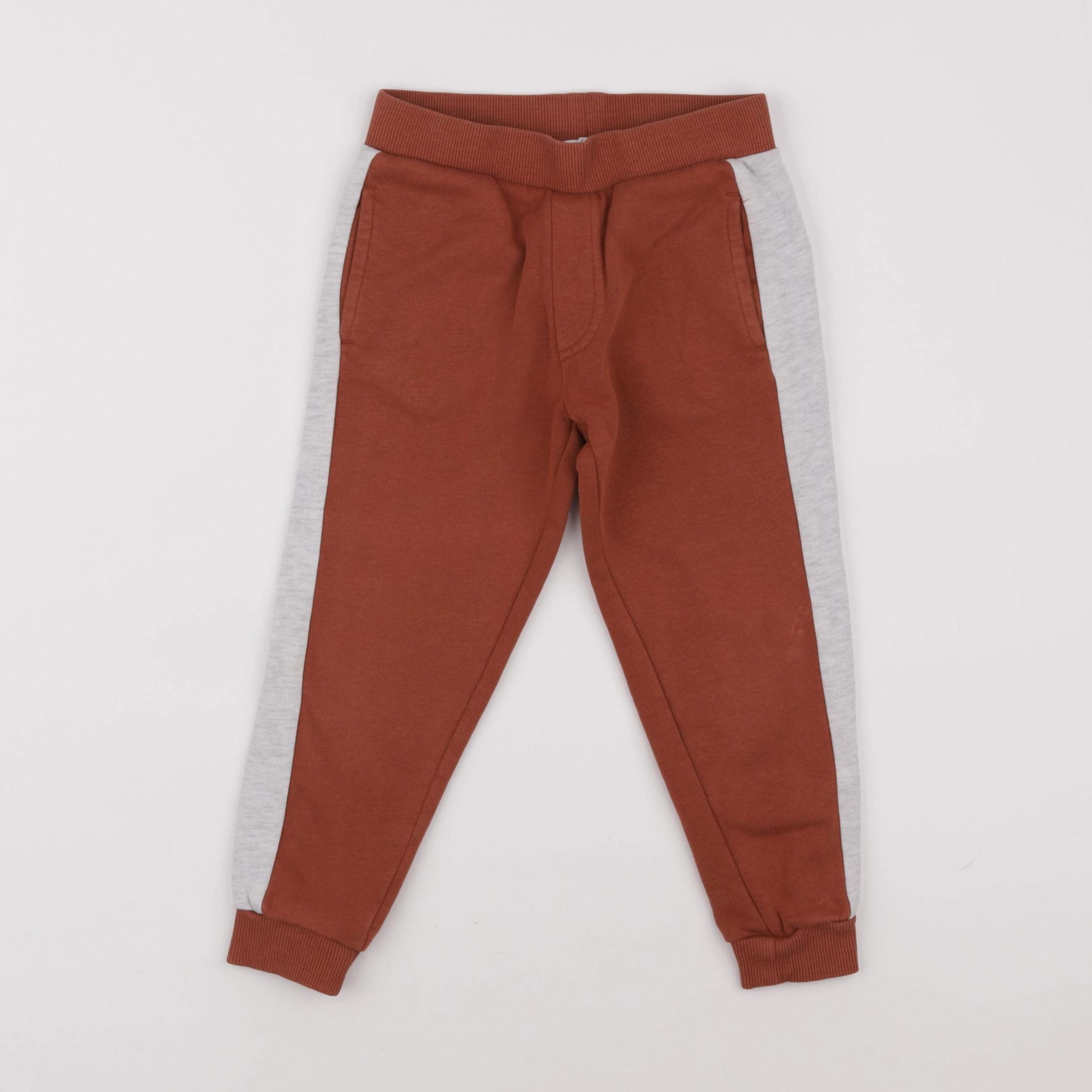 Vertbaudet - jogging multicolore, marron - 4 ans