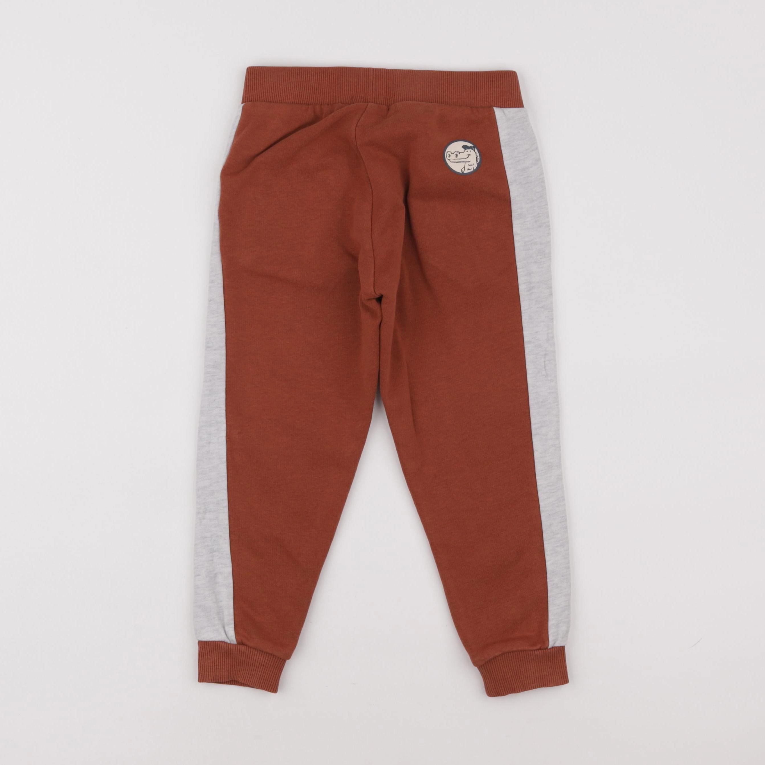 Vertbaudet - jogging multicolore, marron - 4 ans