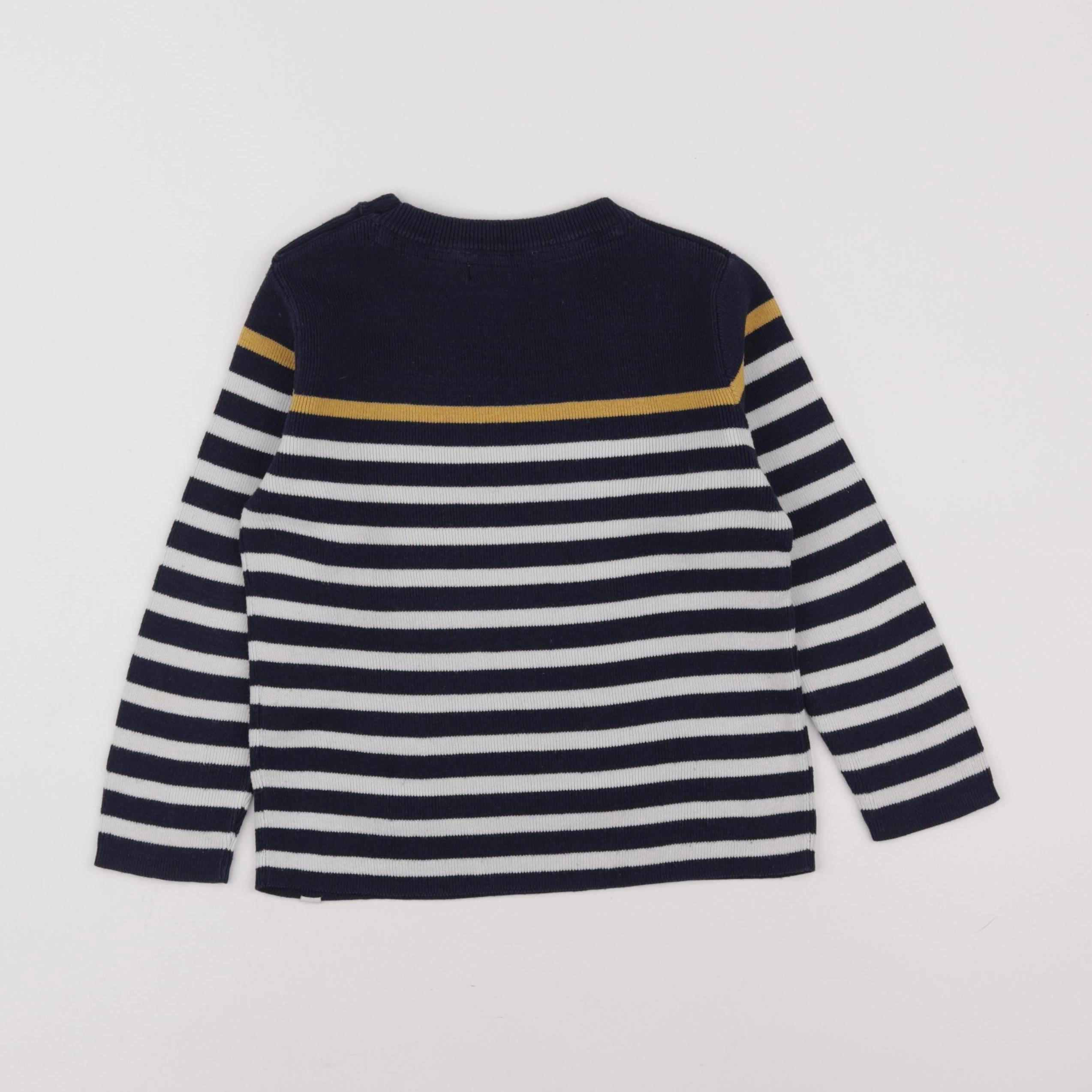 Vertbaudet - pull multicolore - 4 ans
