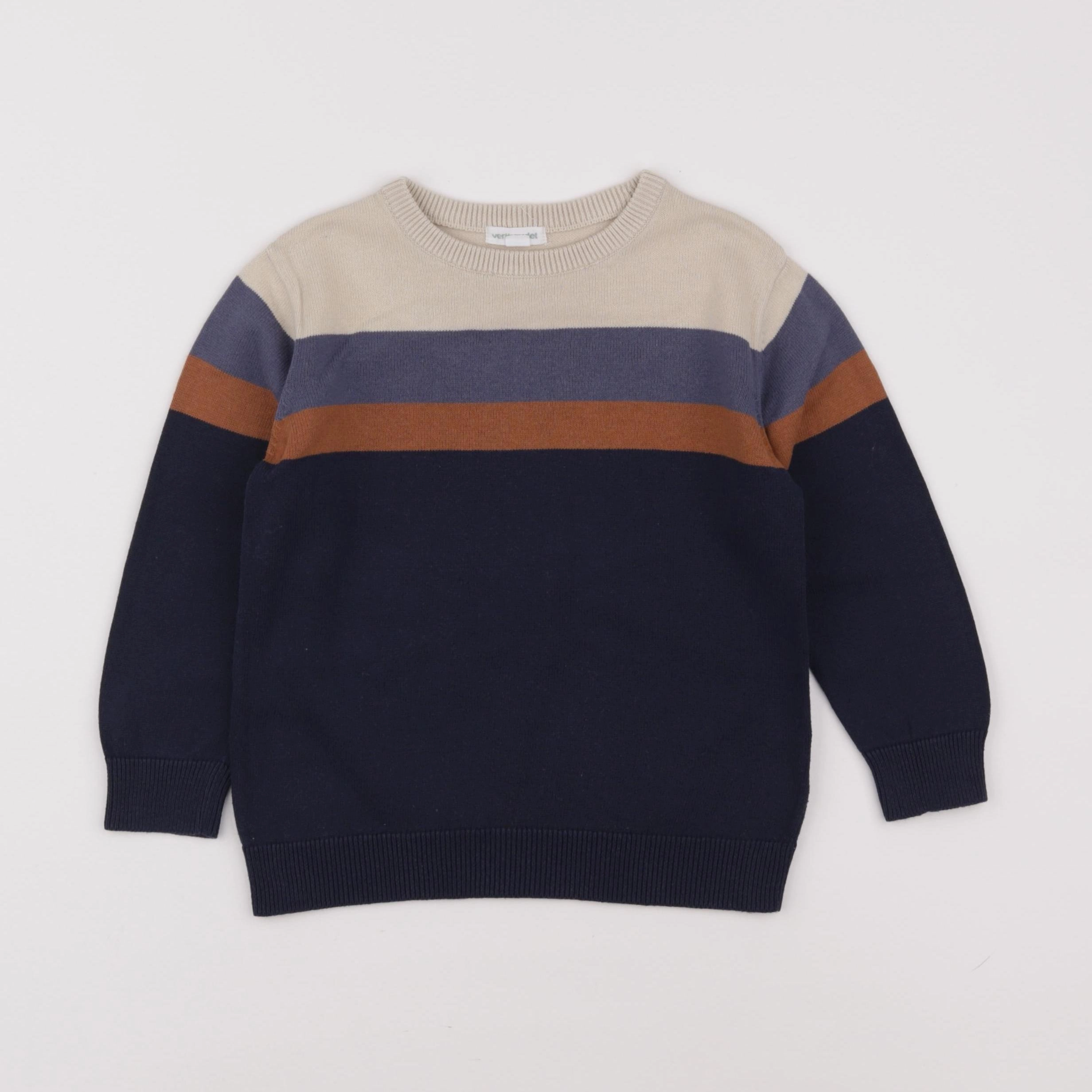 Vertbaudet - pull multicolore - 4 ans