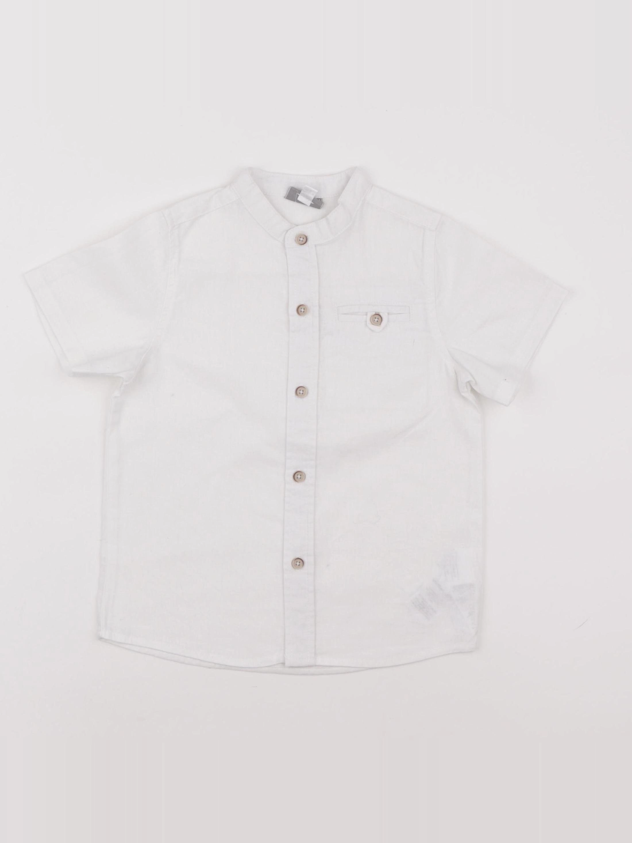 Vertbaudet - chemise blanc - 4 ans