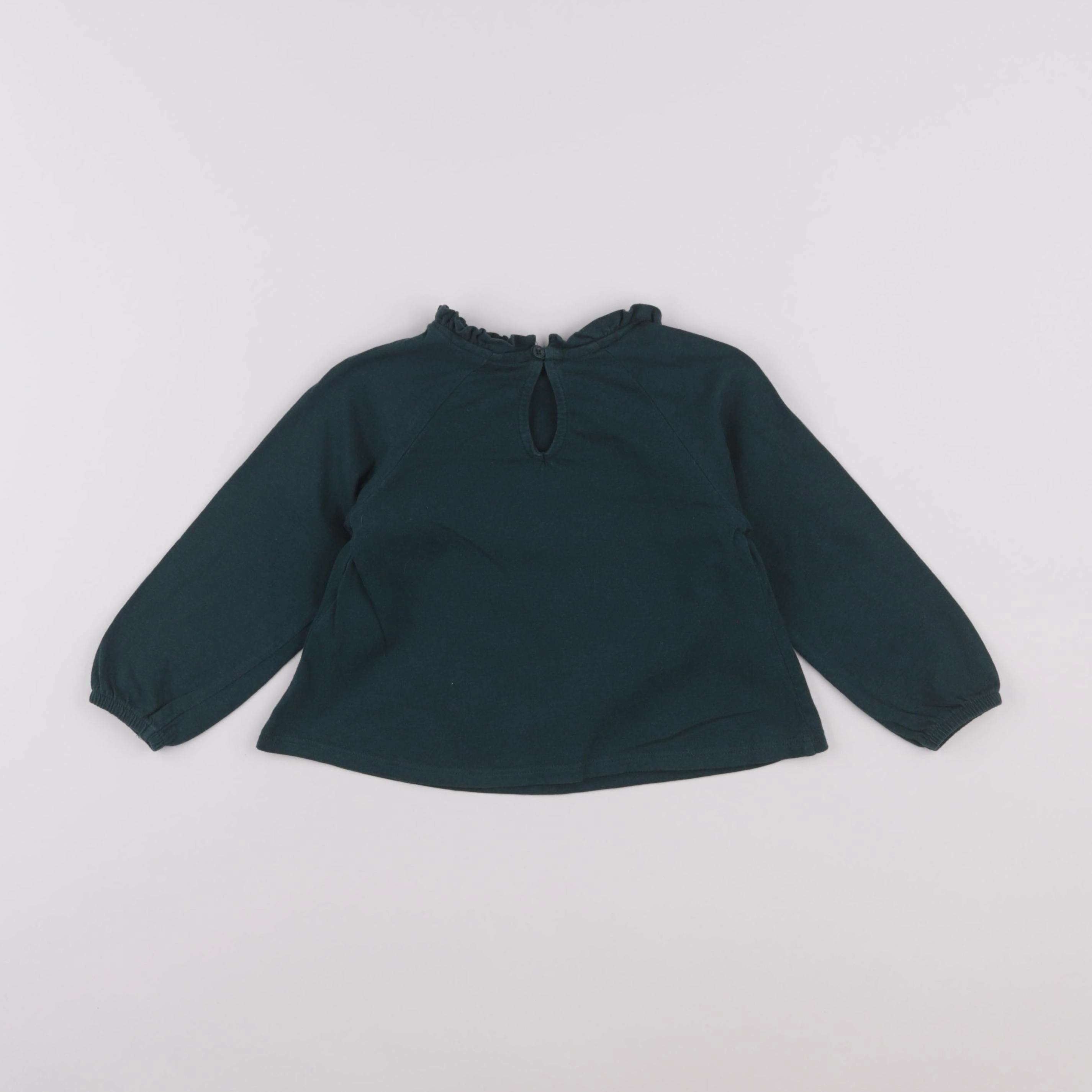 Vertbaudet - tee-shirt vert - 2 ans