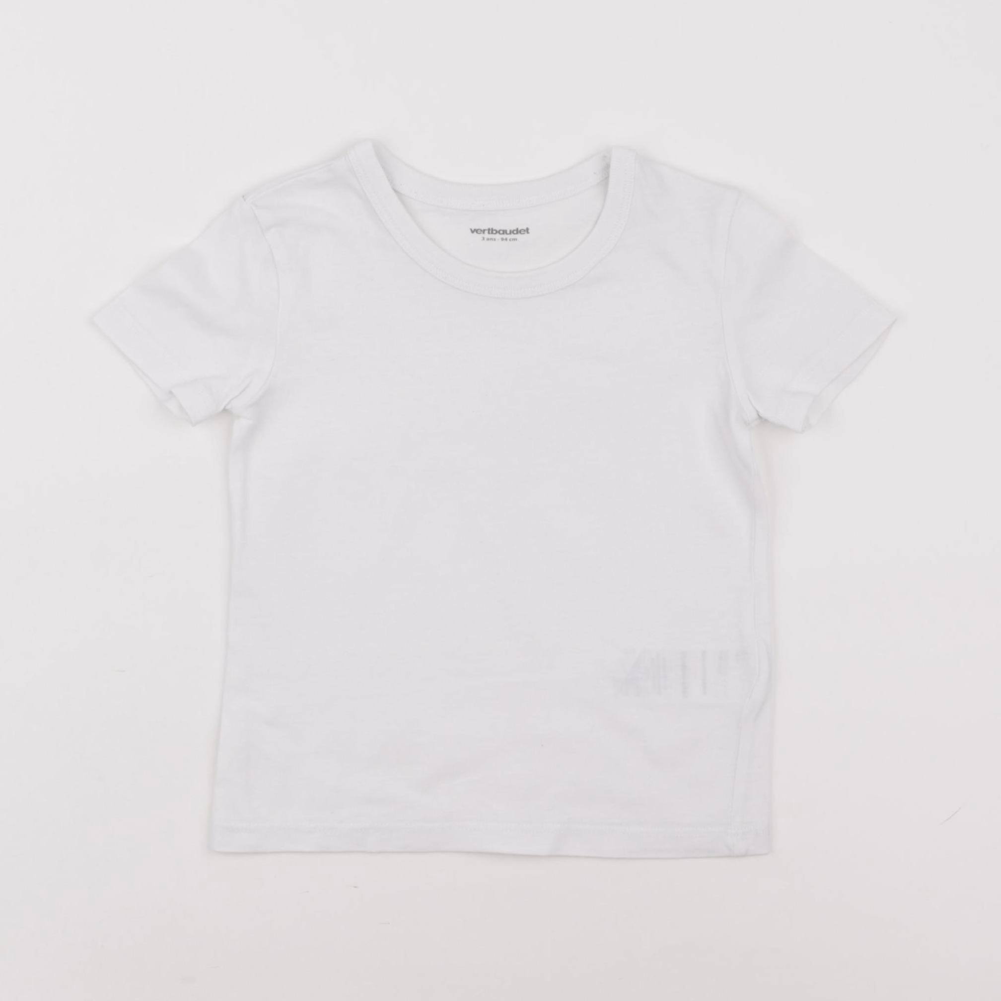 Vertbaudet - maillot de corps blanc - 3 ans