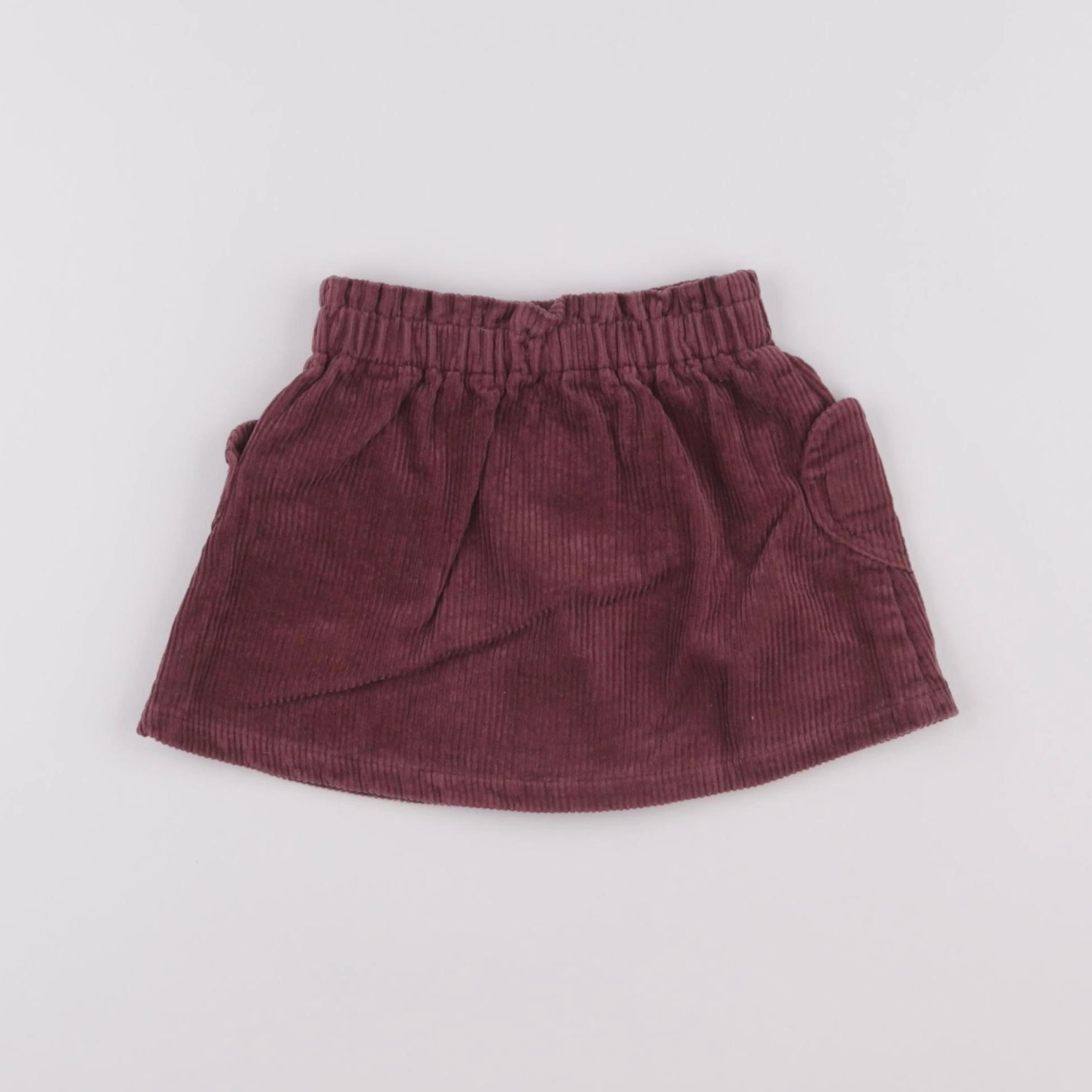 Vertbaudet - jupe rouge - 2 ans