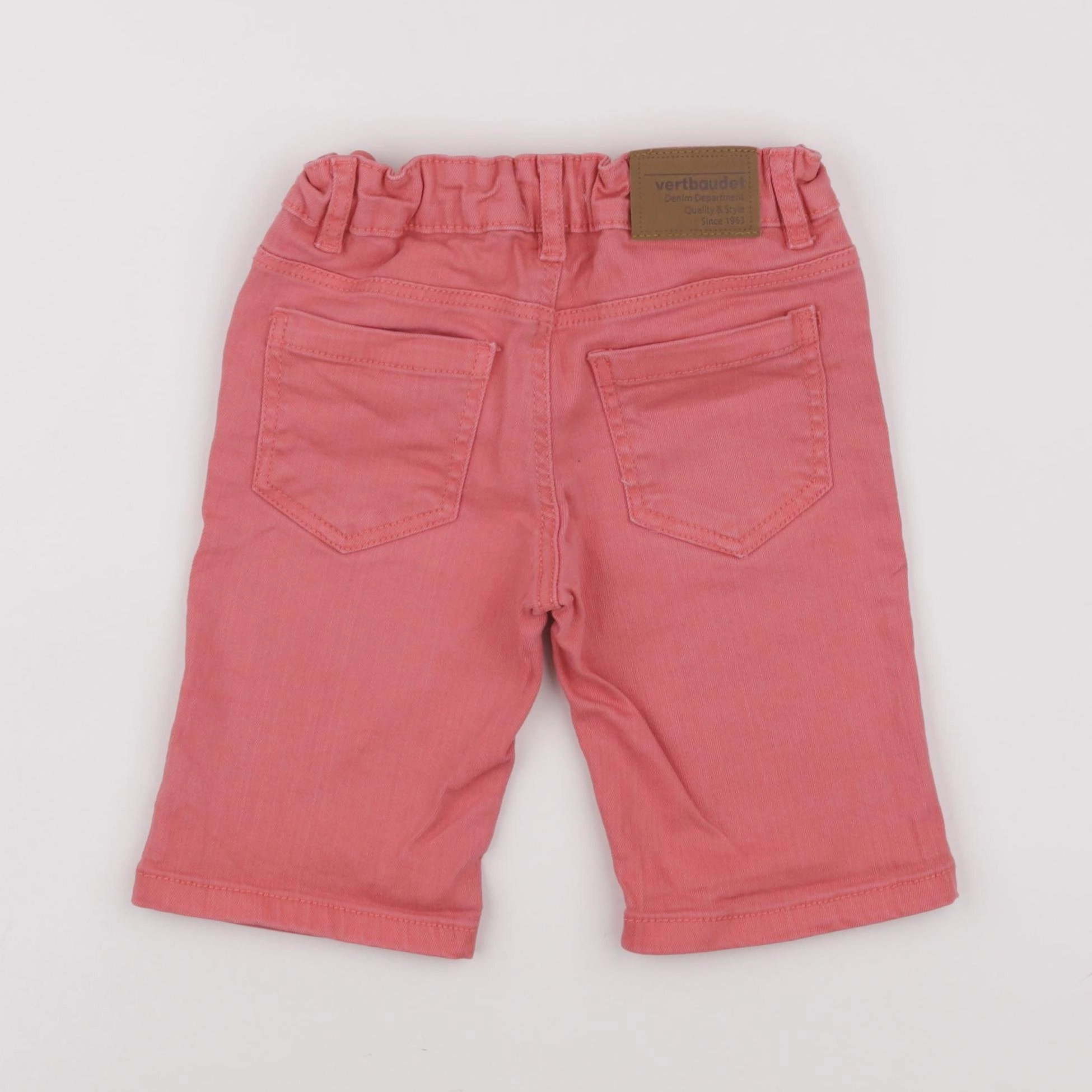 Vertbaudet - pantacourt rose - 4 ans