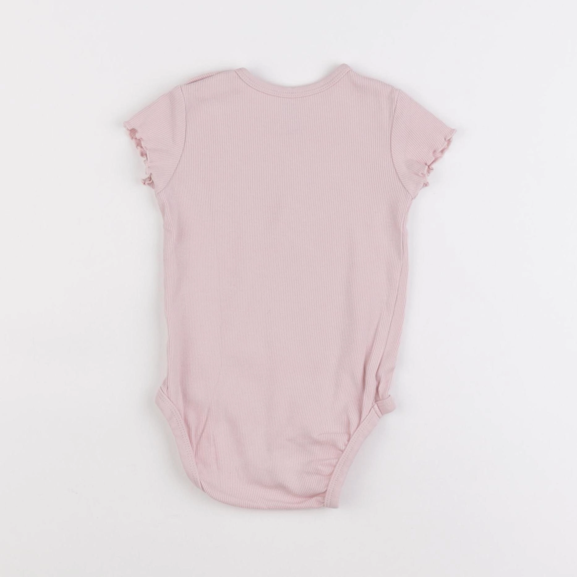 H&M - body rose - 6/9 mois