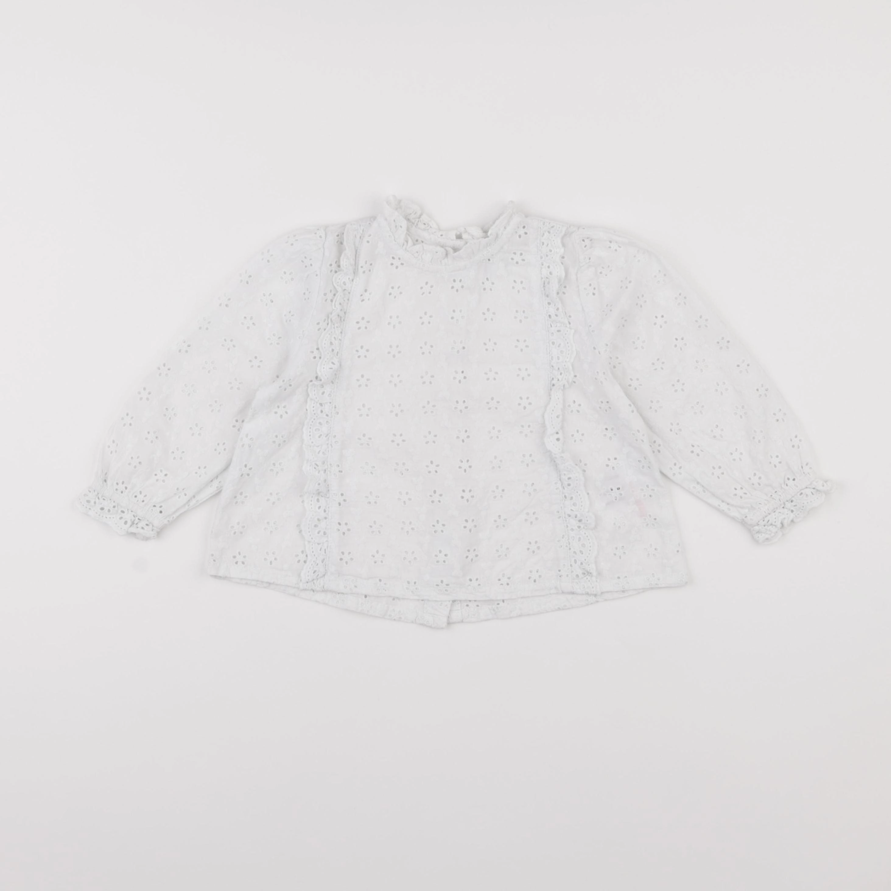 Vertbaudet - blouse blanc - 2 ans