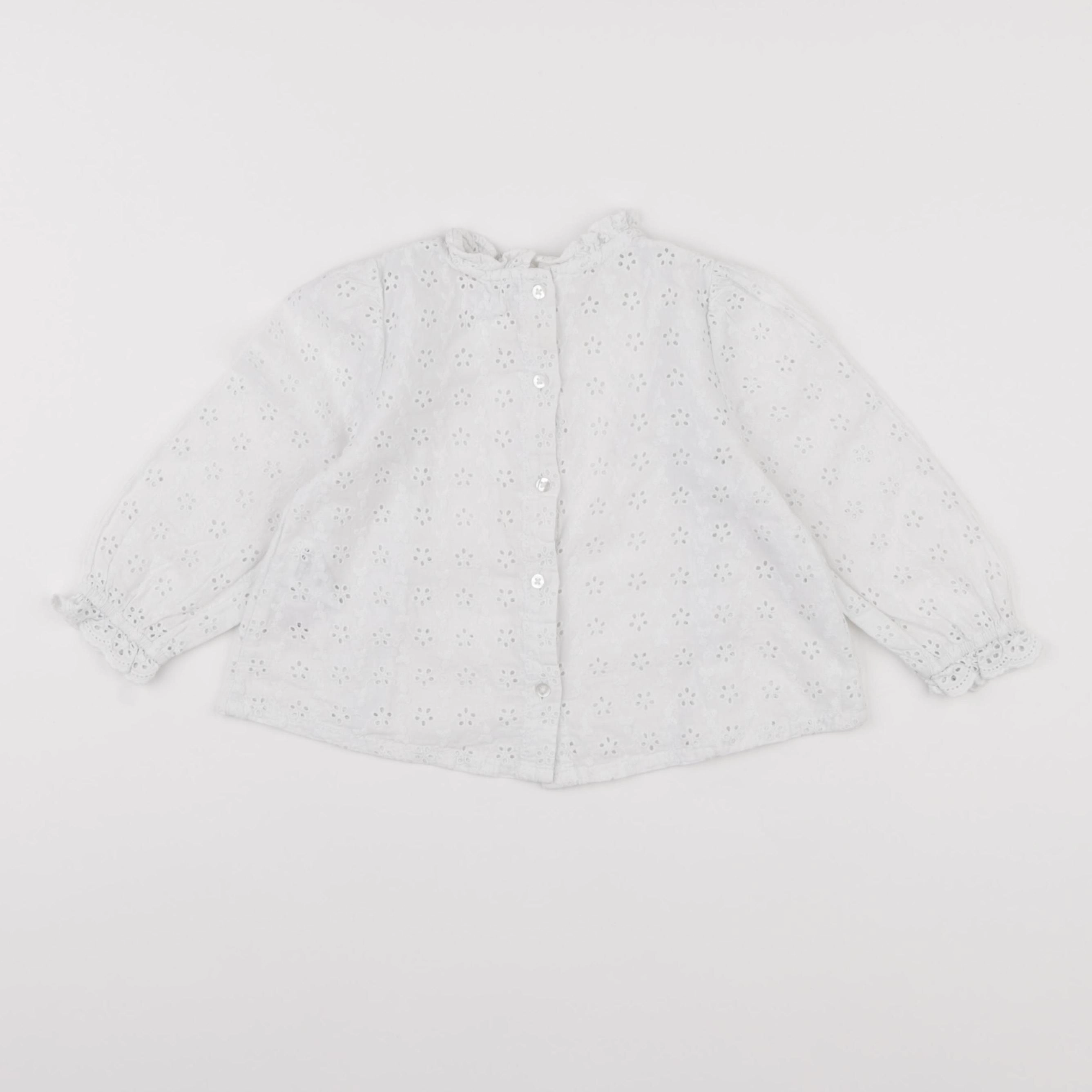 Vertbaudet - blouse blanc - 2 ans