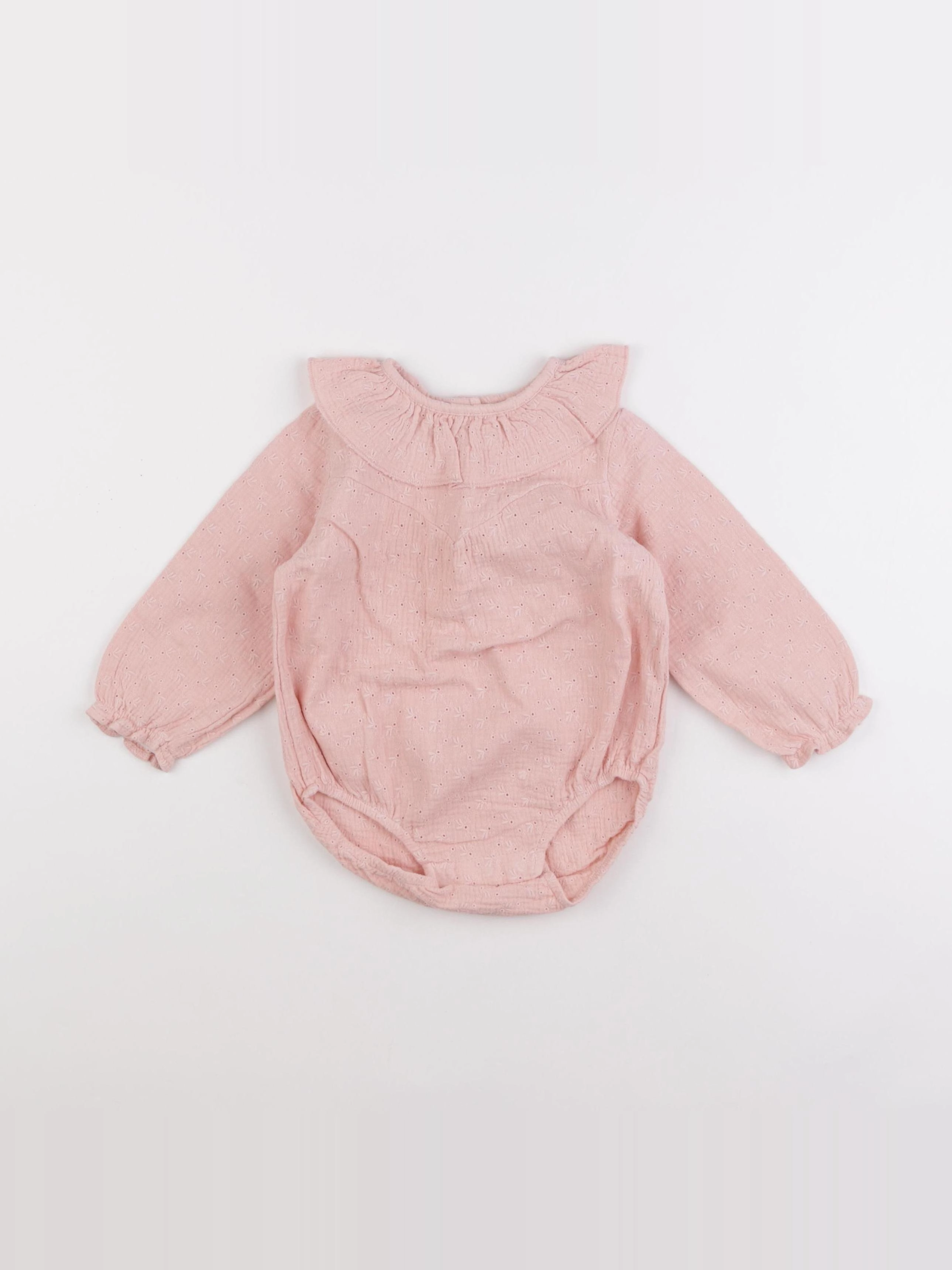 Zara - combinaison rose - 9/12 mois