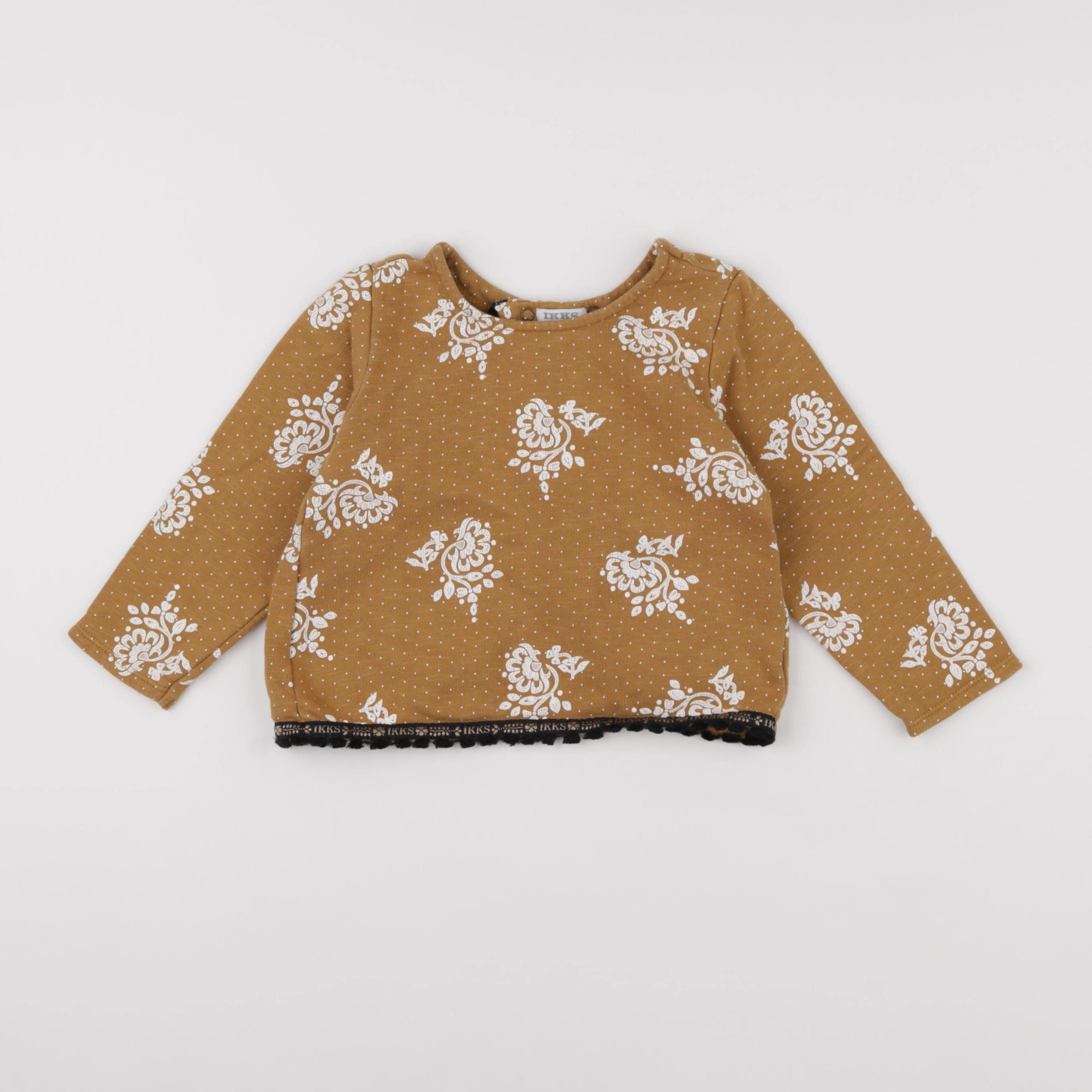 IKKS - sweat marron - 2 ans