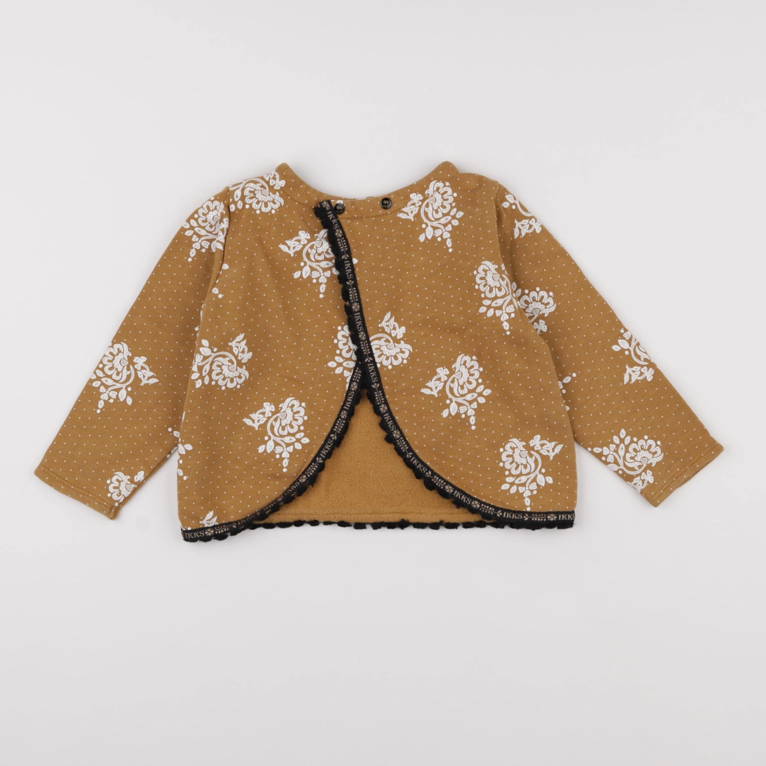 IKKS - sweat marron - 2 ans