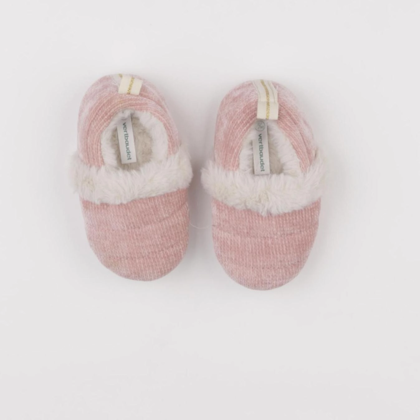 Vertbaudet - chaussons rose - pointure 25