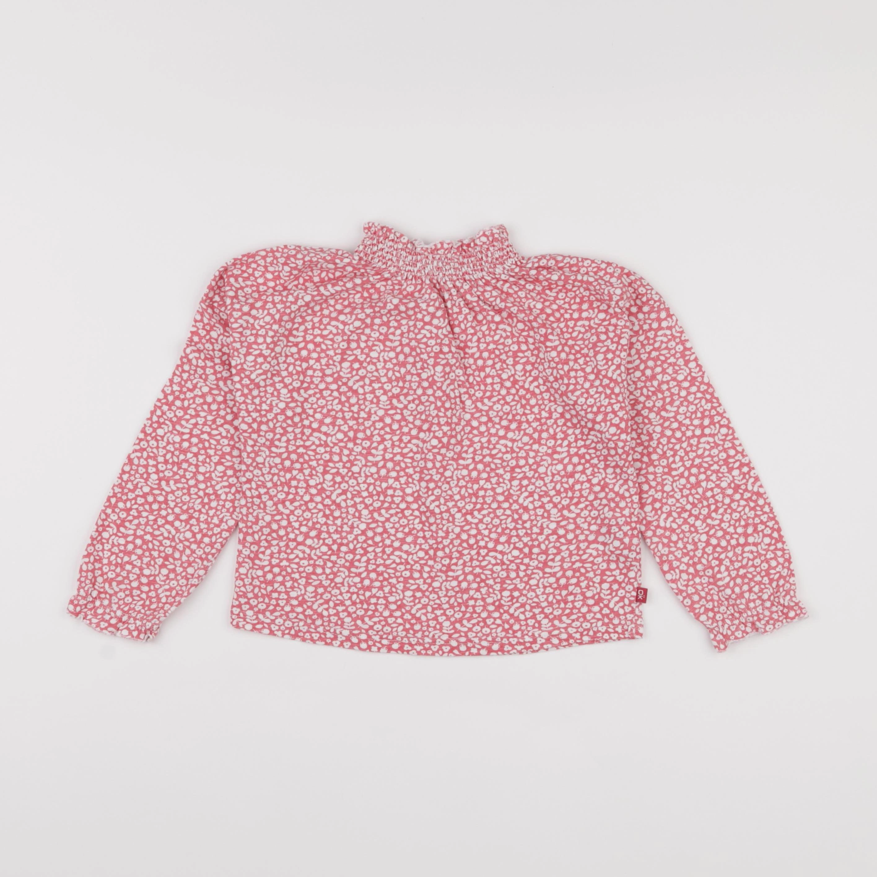 Okaidi - tee-shirt rose - 4 ans