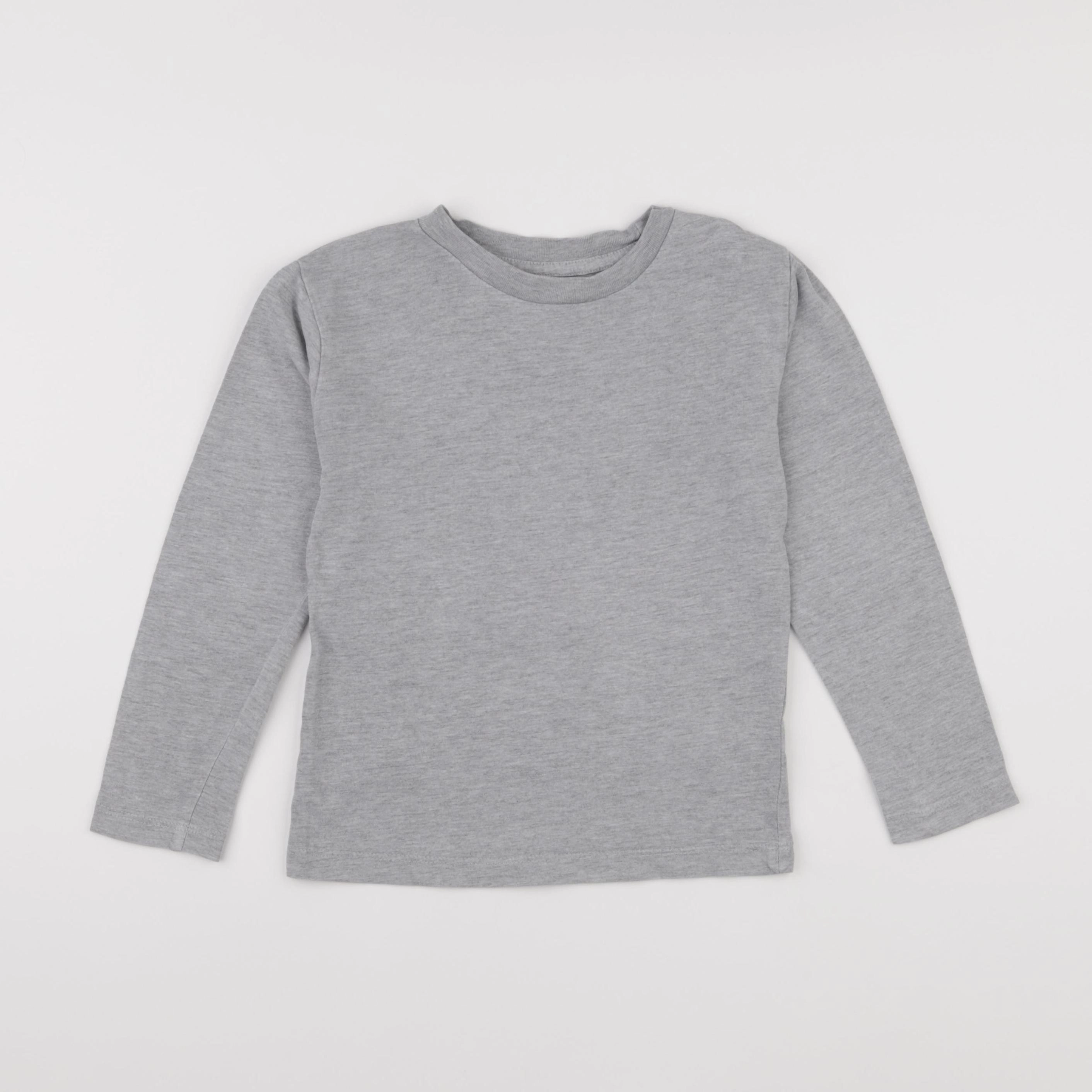 Monoprix - tee-shirt gris - 6 ans