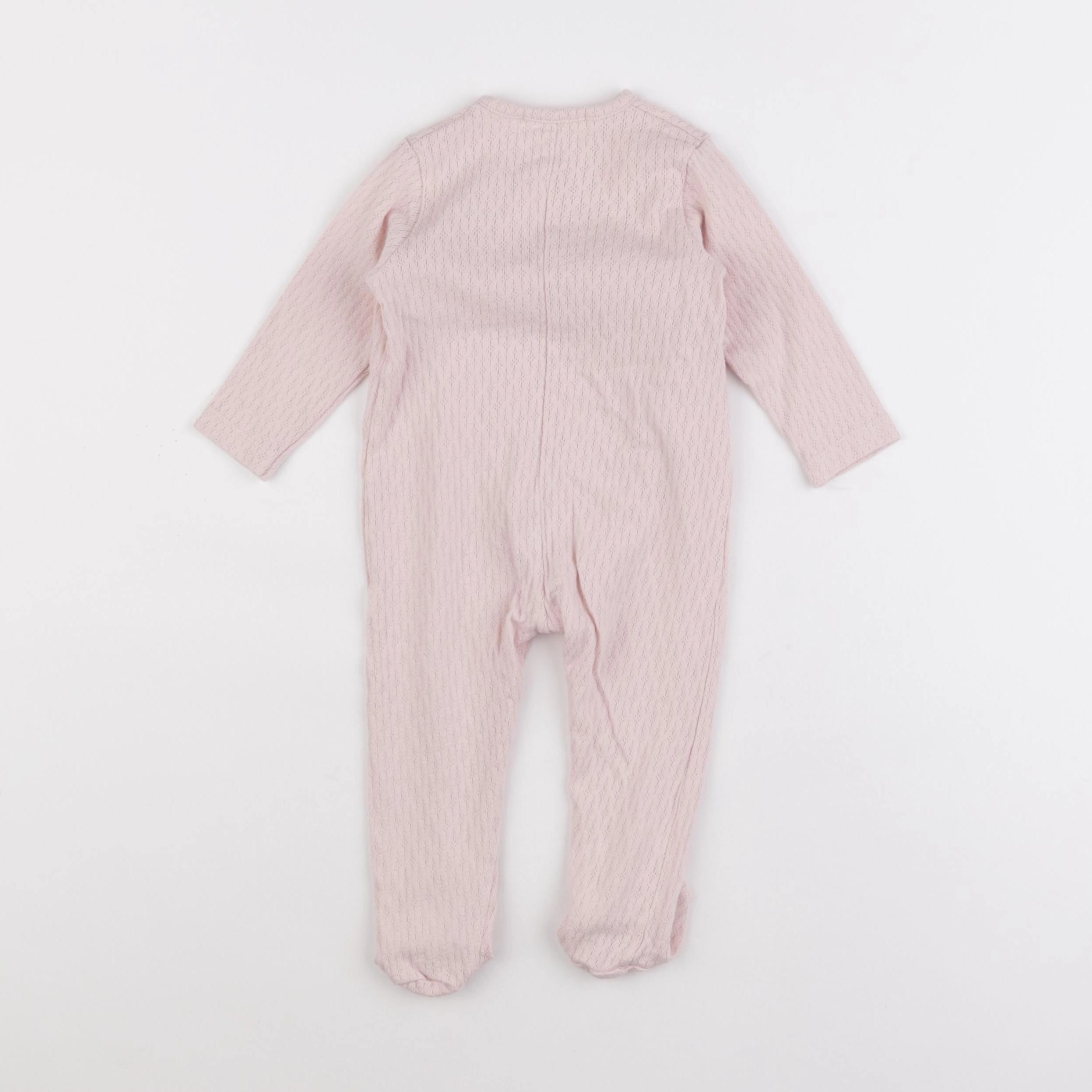 Zara - pyjama coton rose - 6/9 mois