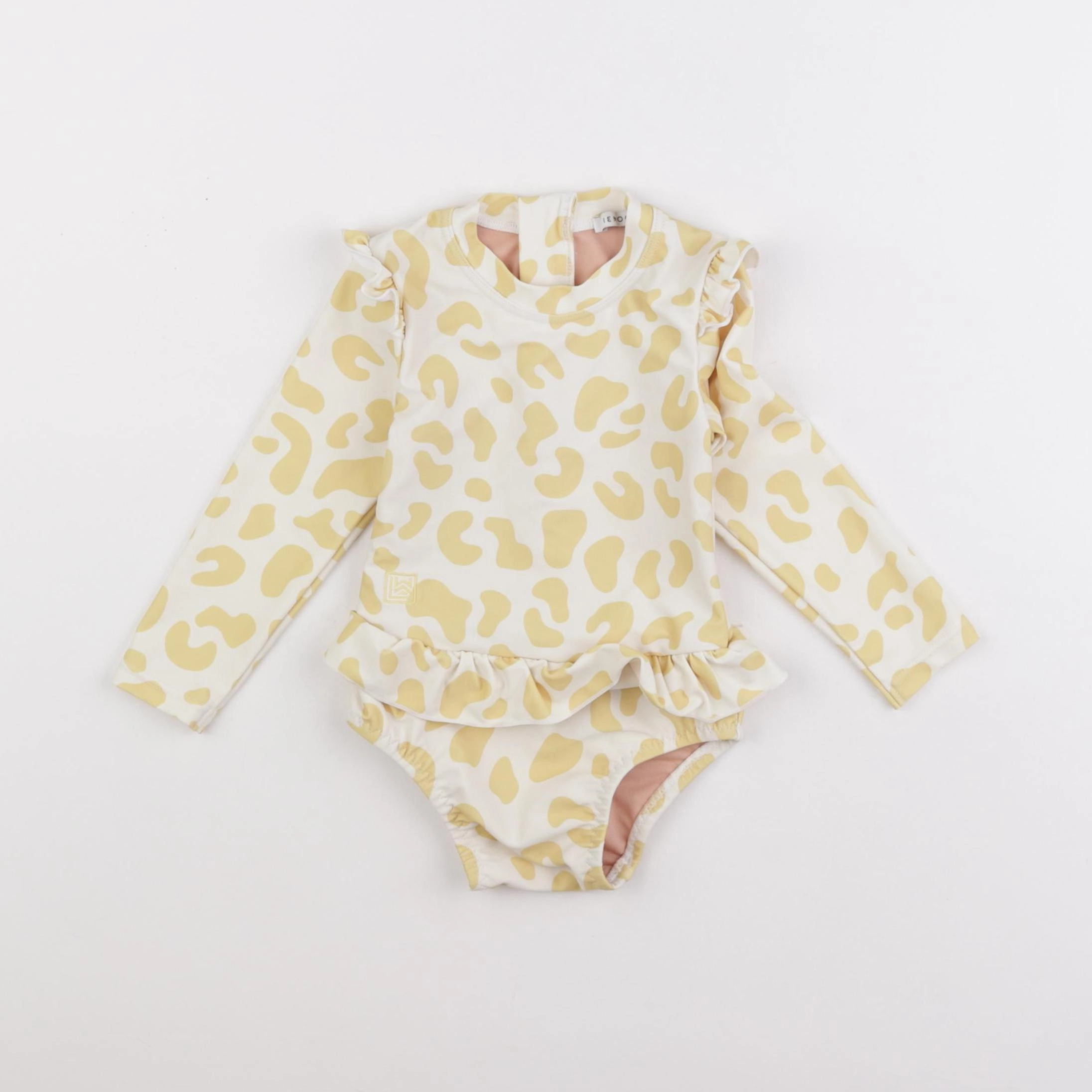 Liewood - maillot de bain blanc, jaune - 1 an