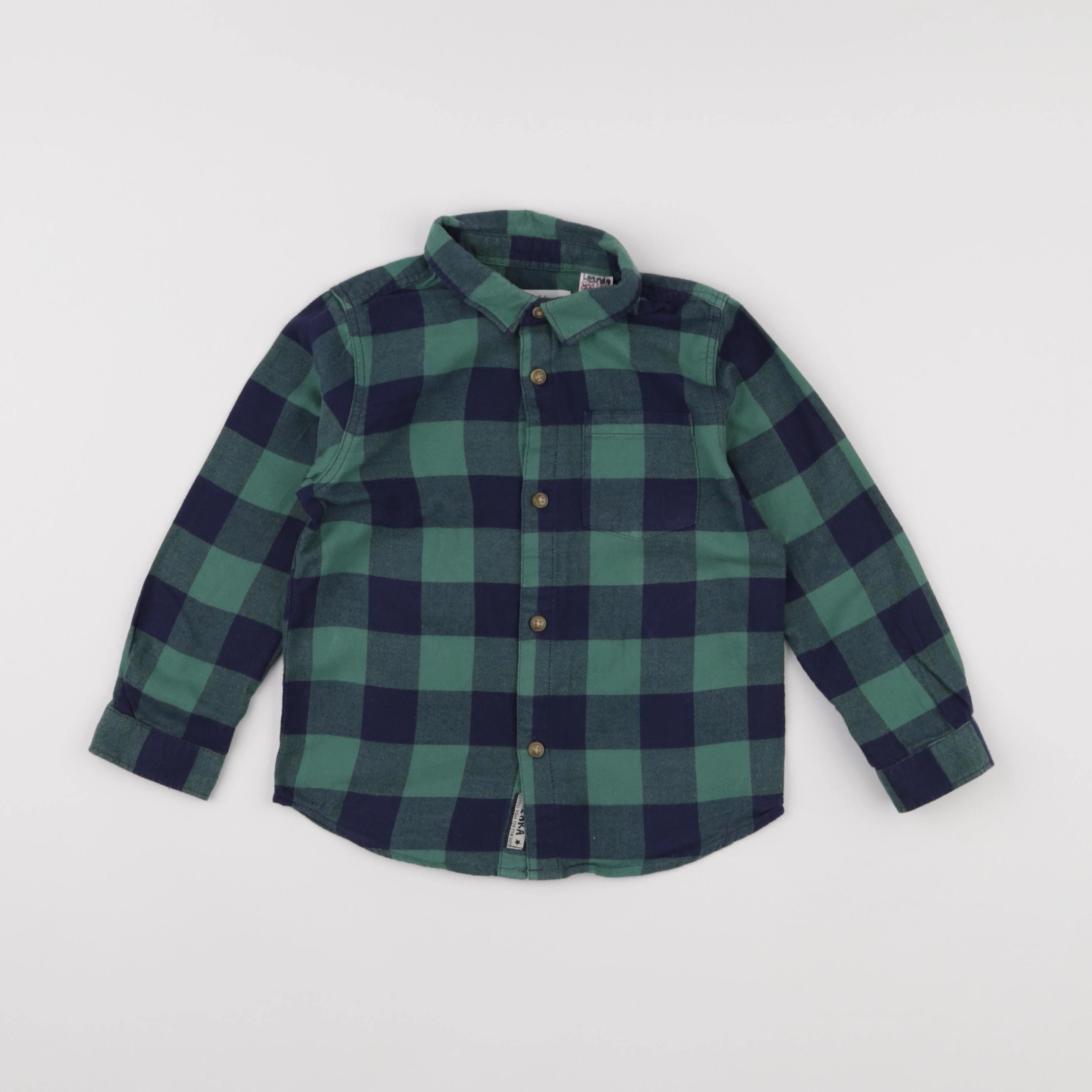 Zara - chemise bleu - 3/4 ans