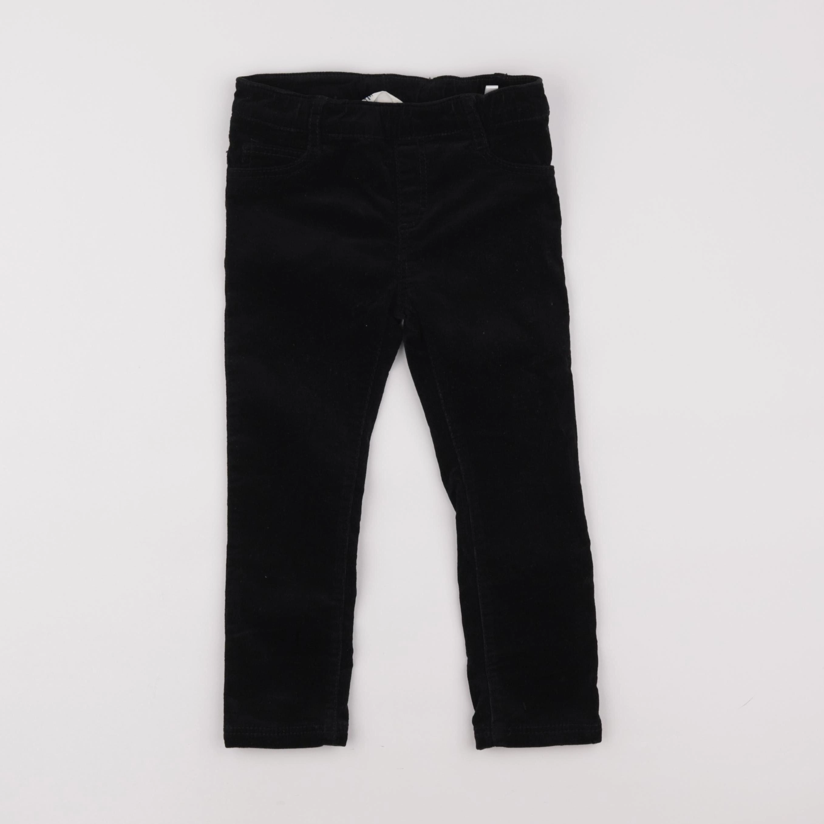Boutchou - jegging noir - 2/3 ans