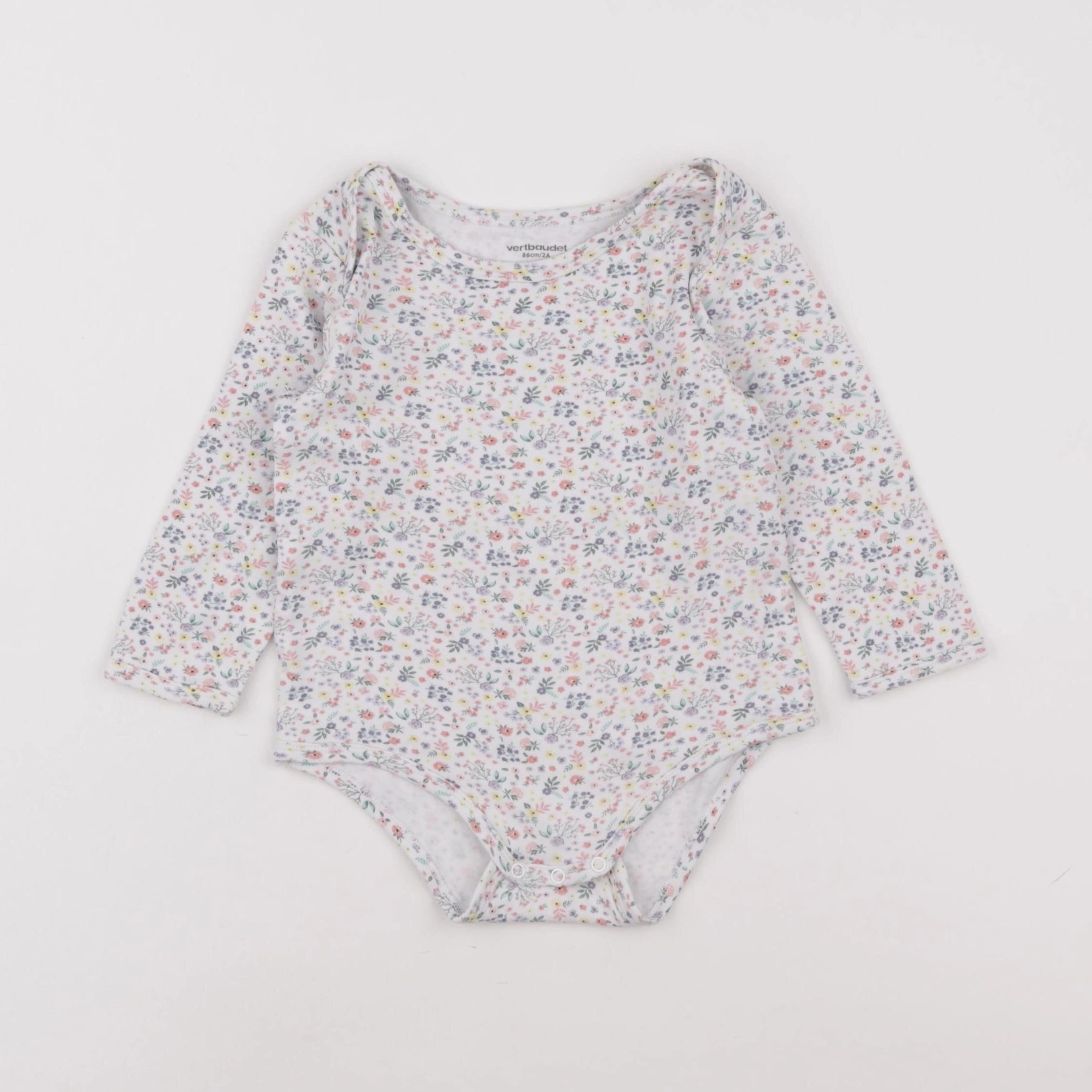 Vertbaudet - body blanc - 2 ans