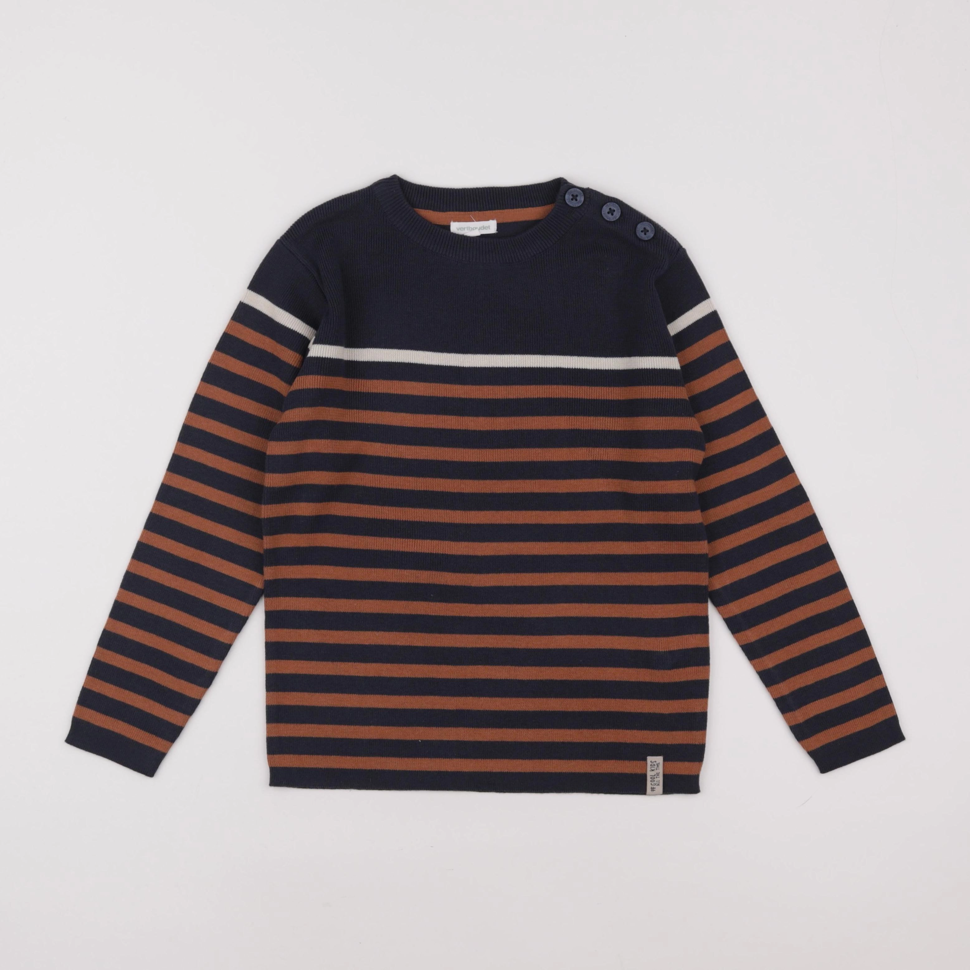 Vertbaudet - pull multicolore - 8 ans