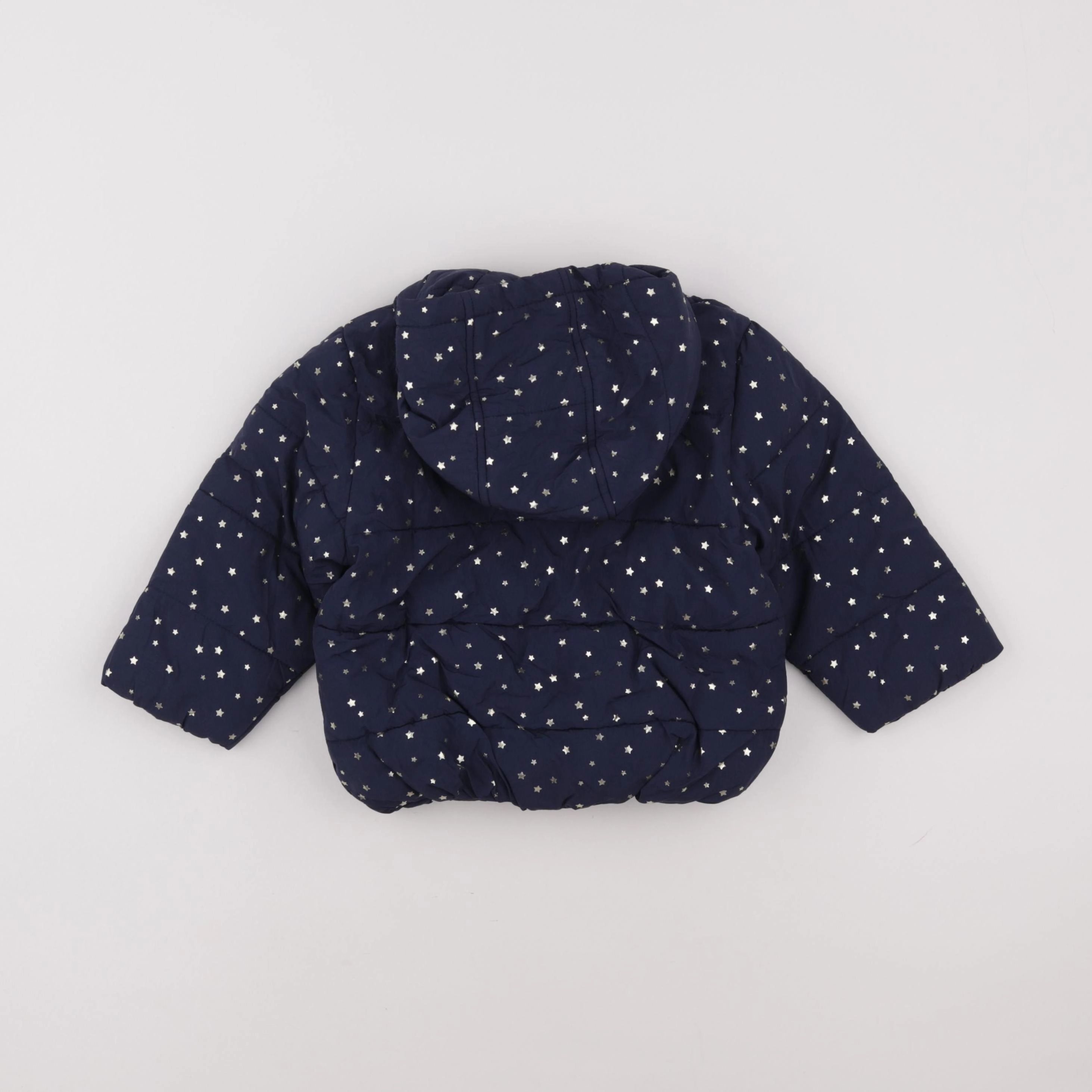 Vertbaudet - doudoune bleu - 18 mois