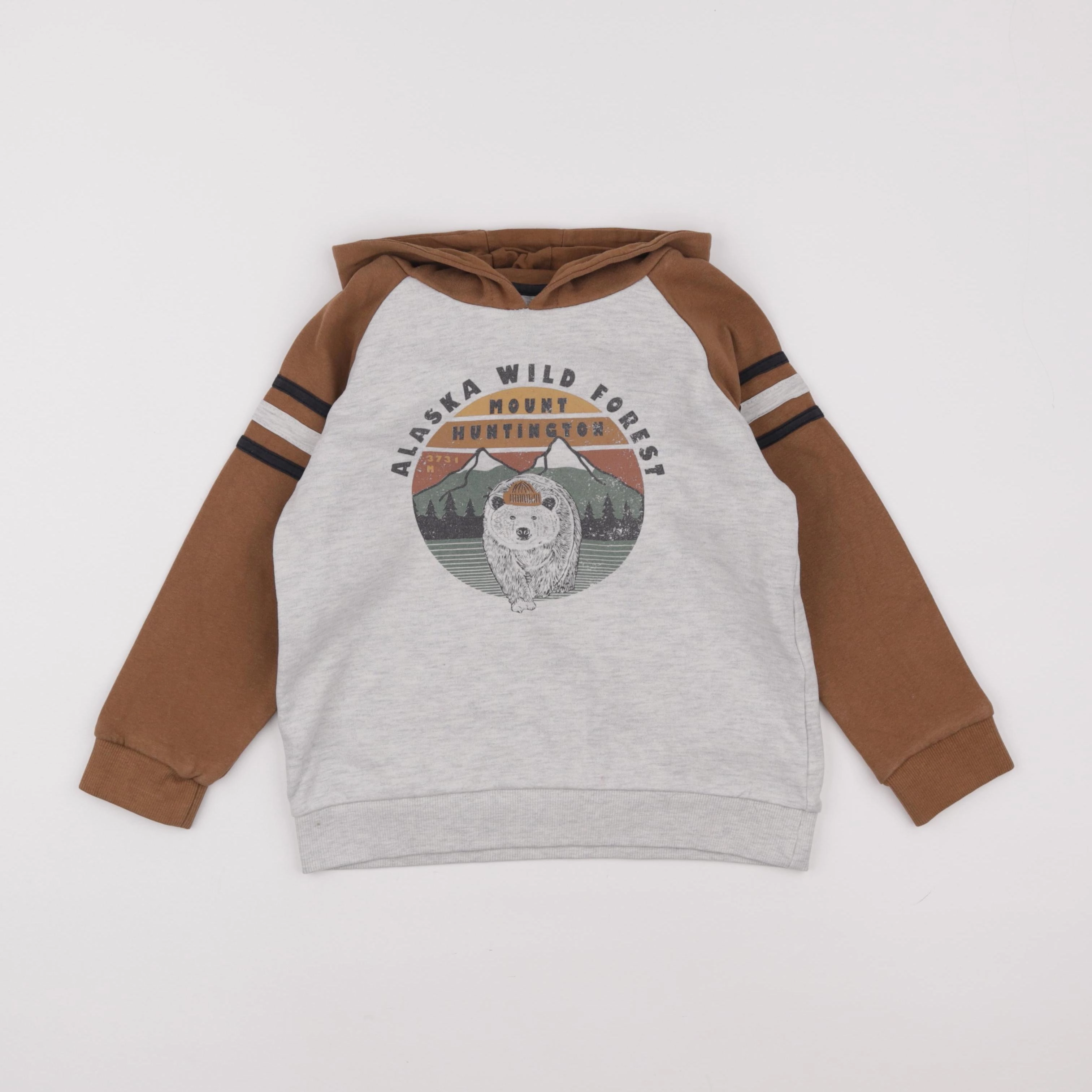 Vertbaudet - sweat multicolore - 8 ans