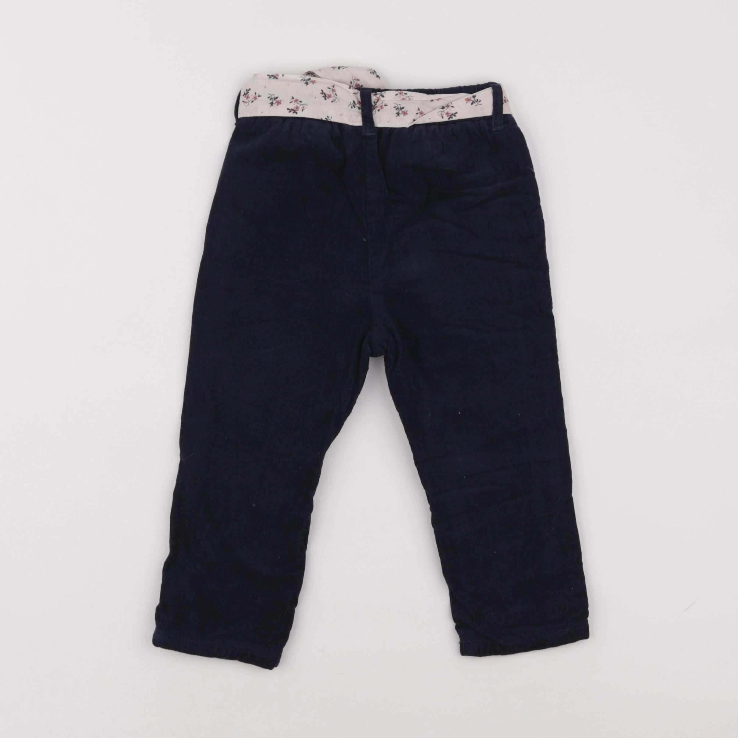 Vertbaudet - pantalon bleu - 18 mois