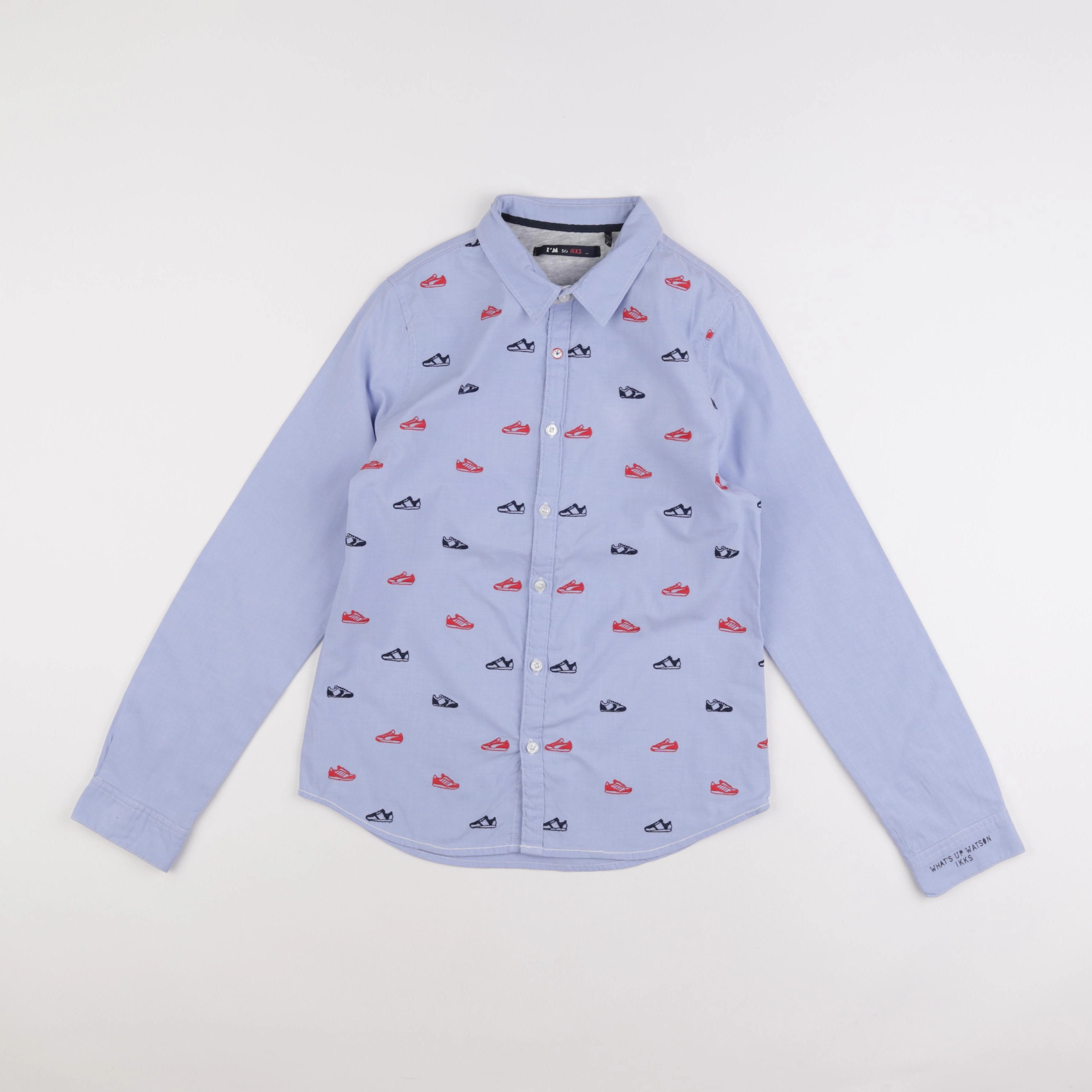 IKKS - chemise bleu - 12 ans