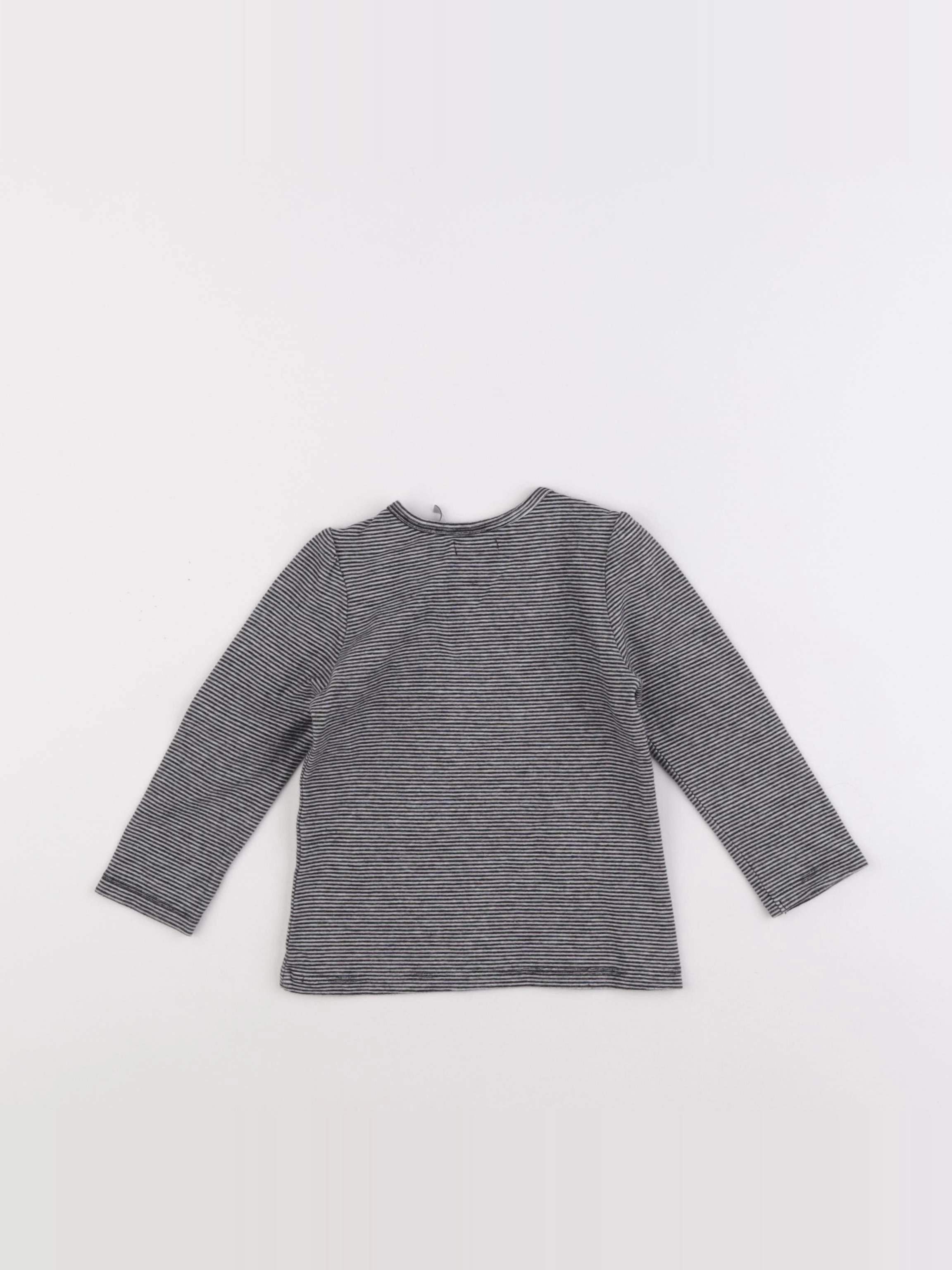 IKKS - tee-shirt noir - 18 mois