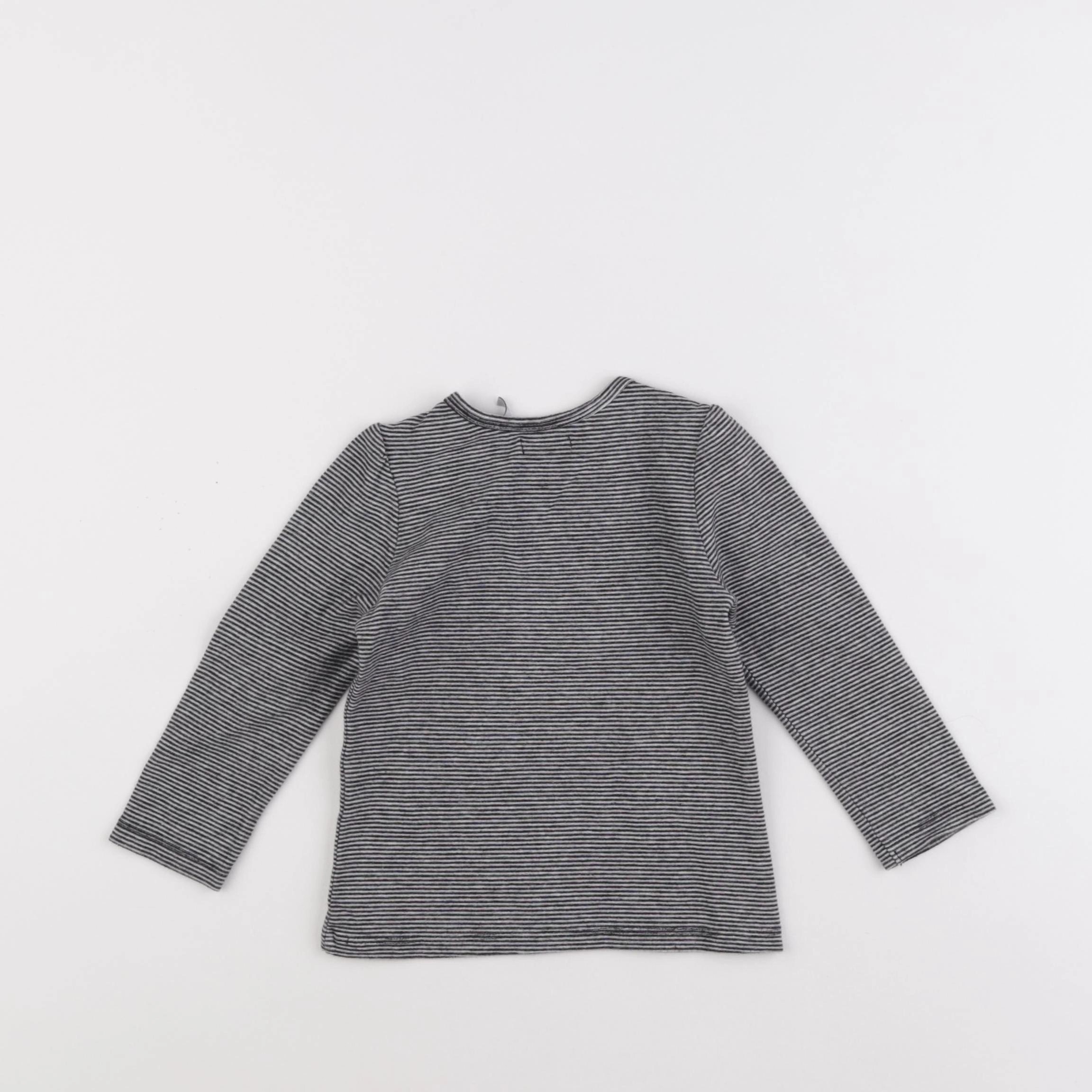 IKKS - tee-shirt noir - 18 mois