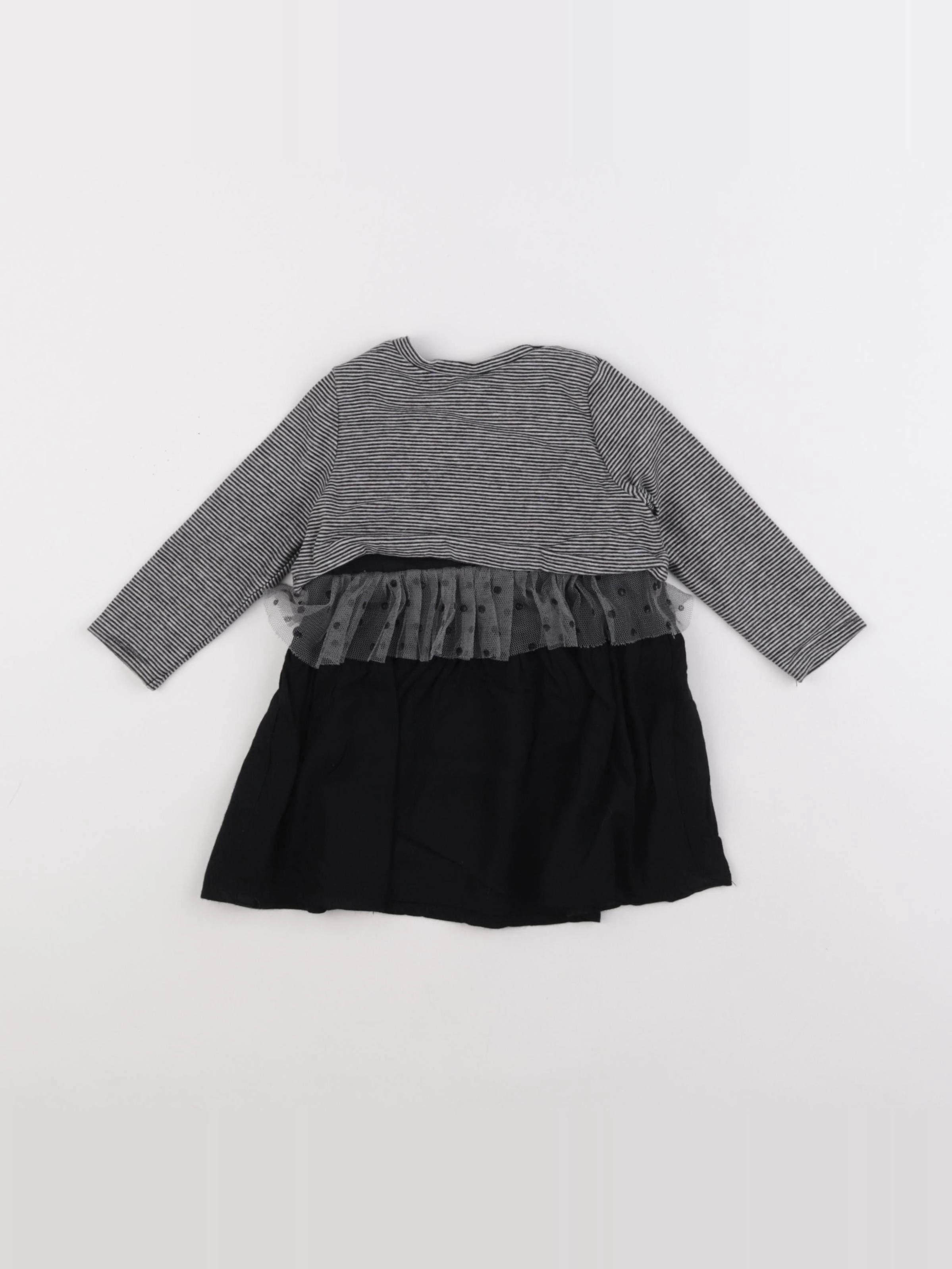 IKKS - robe noir - 12 mois