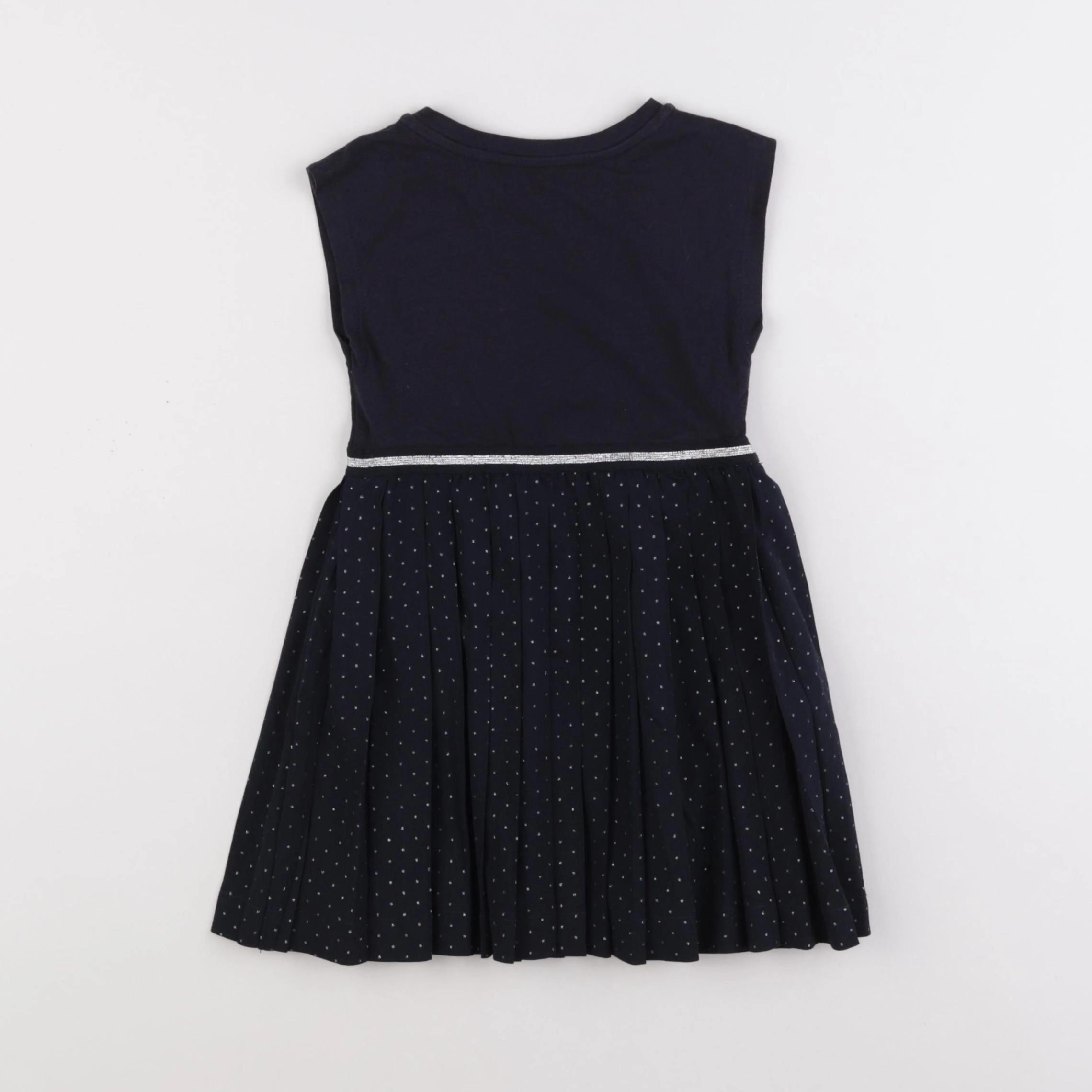 IKKS - robe bleu, argent - 2 ans