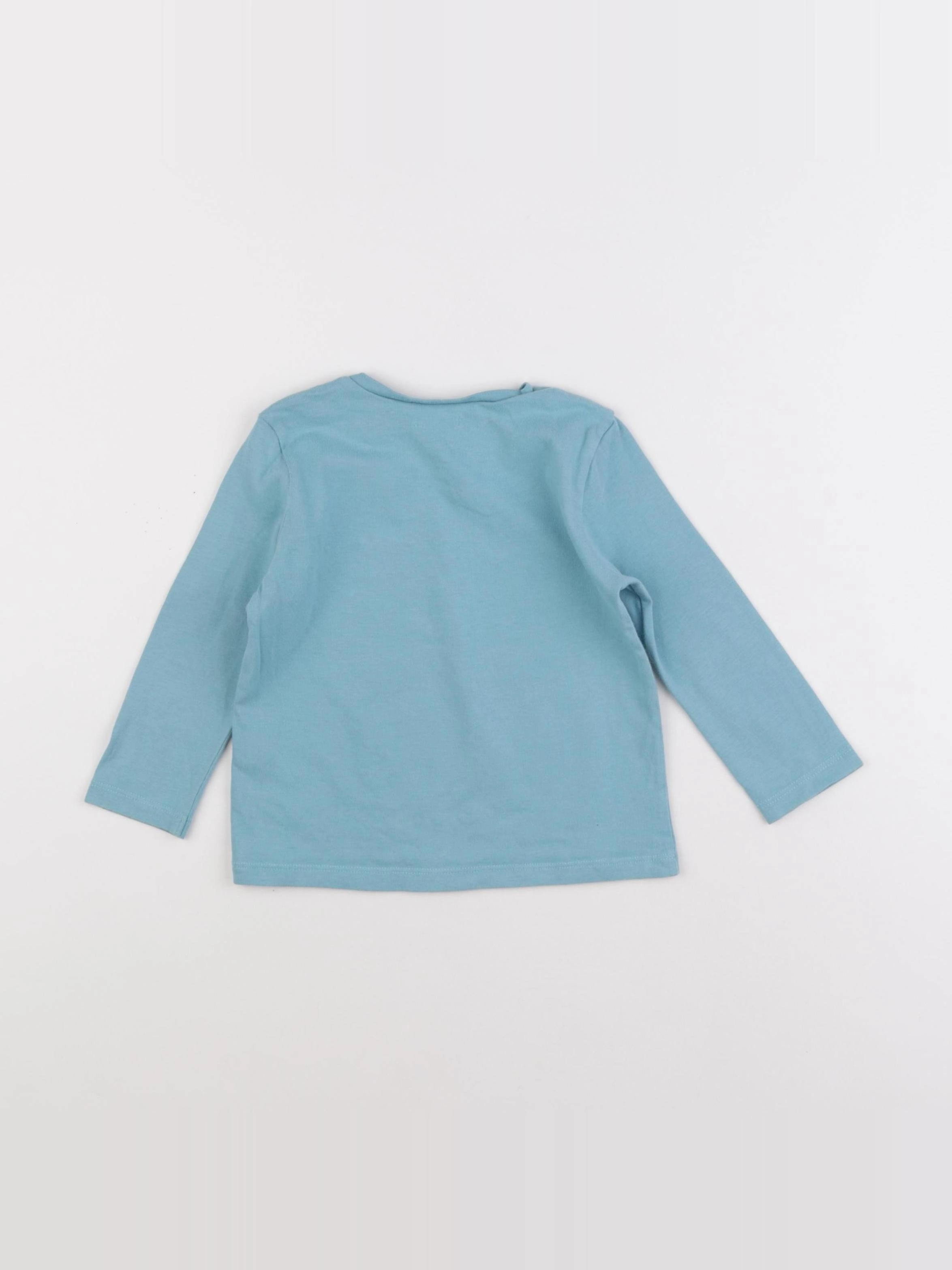 IKKS - tee-shirt bleu - 18 mois