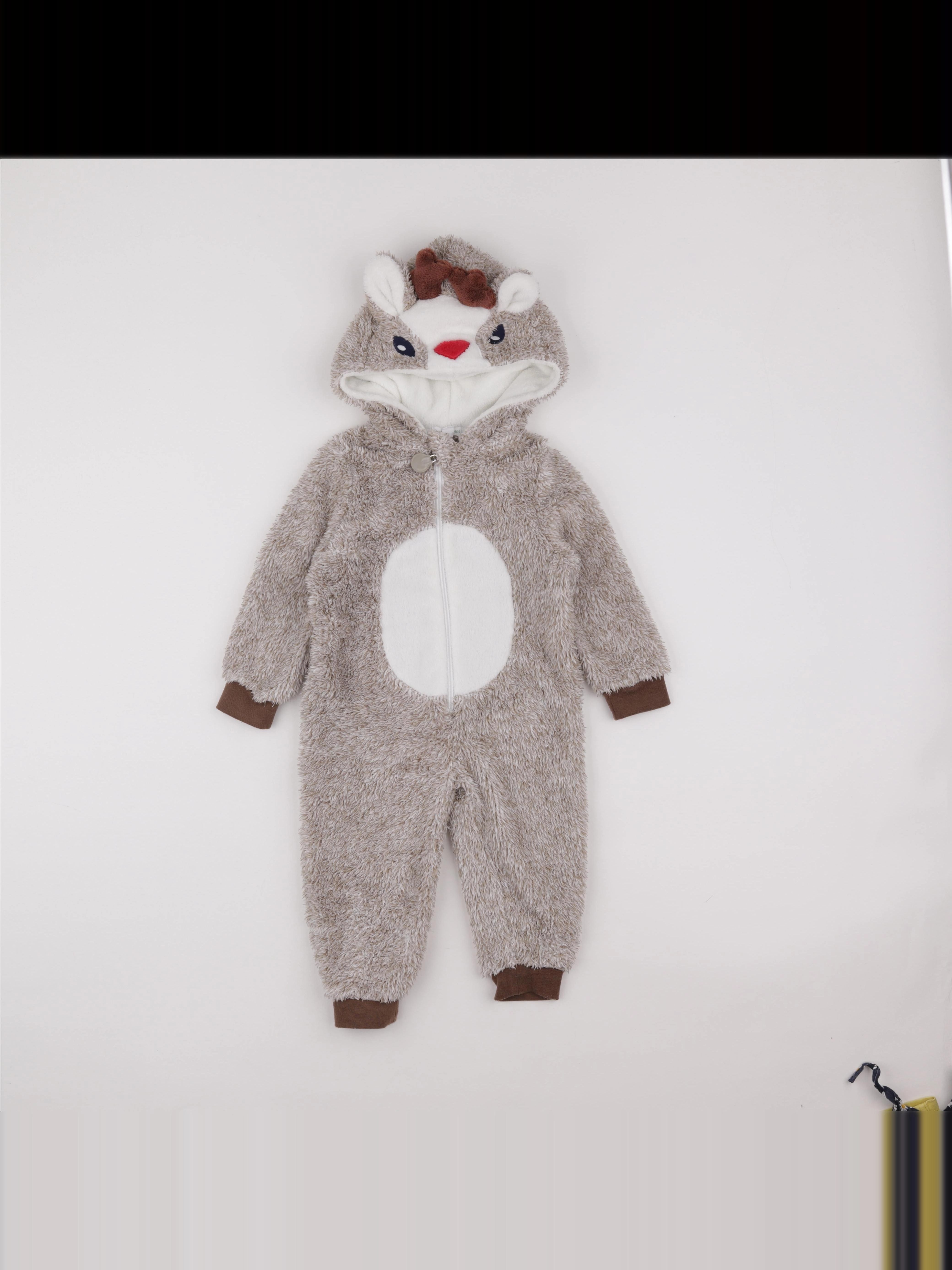 Vertbaudet - sur-pyjama beige - 5 ans